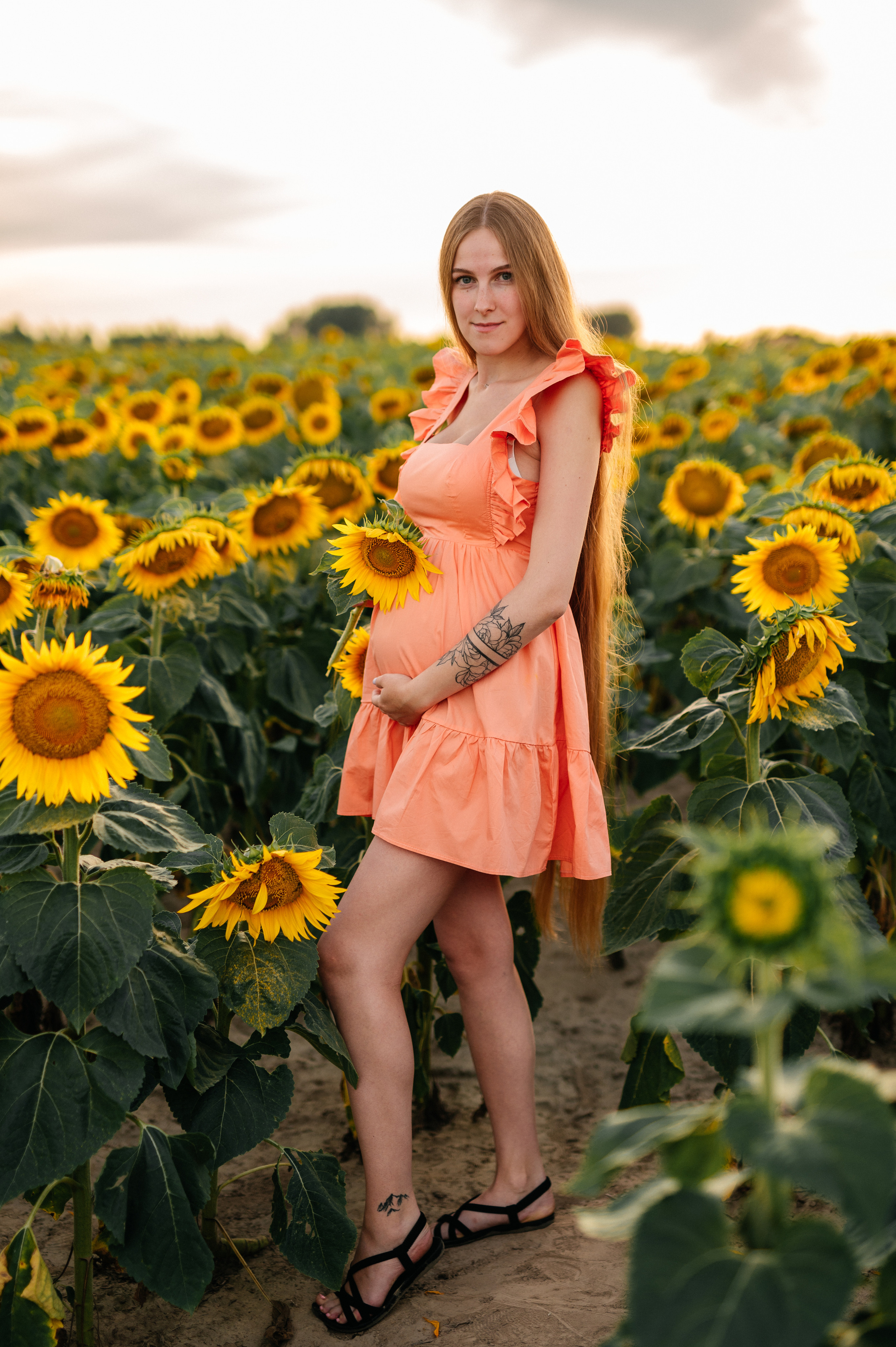 Фотосессия в подсолнухах. Катя Курлович — семейный фотограф в Бобруйске и Минске