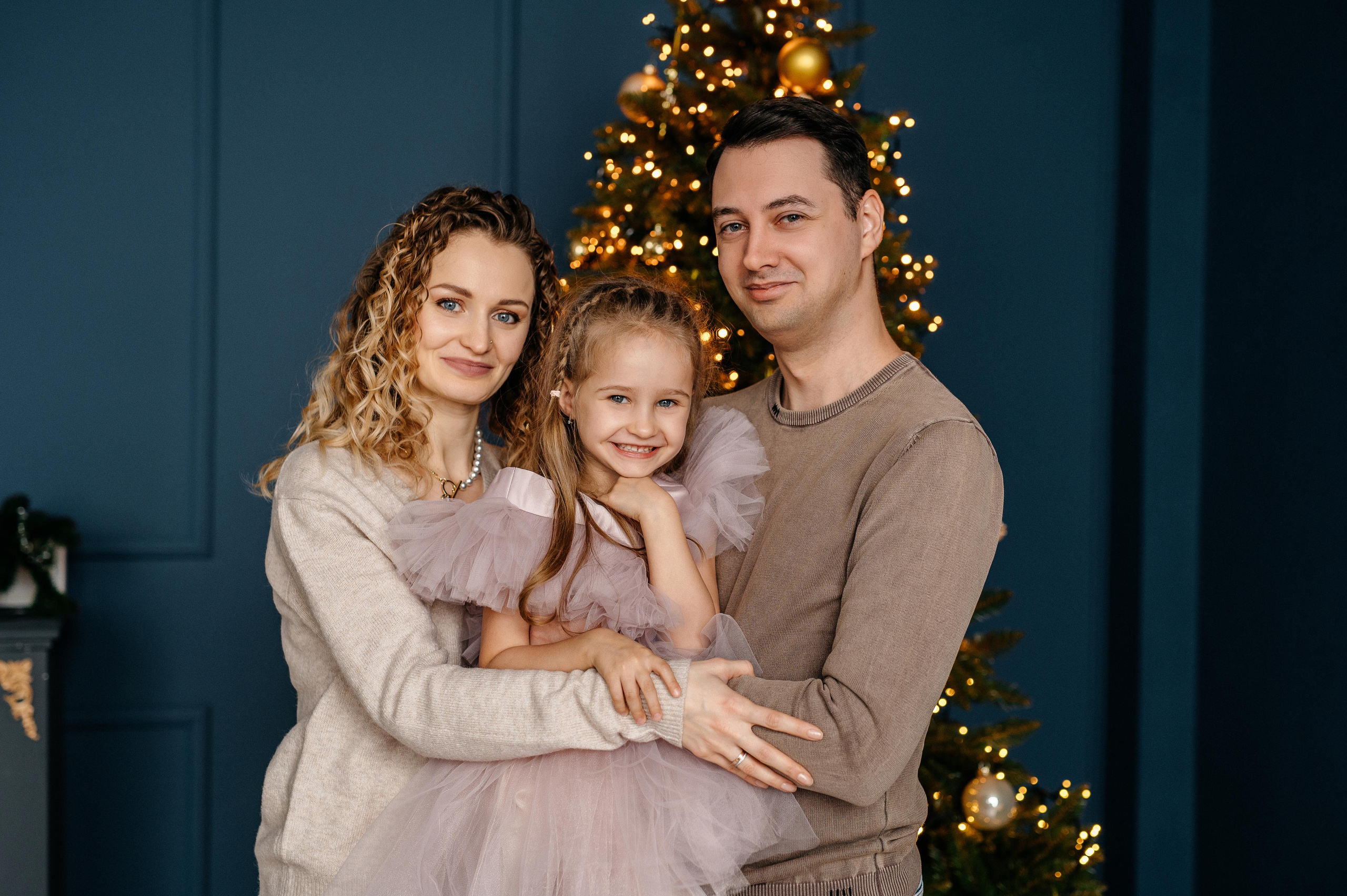 Новогодняя фотосессия большой семьи. Катя Курлович — семейный фотограф в Бобруйске и Минске