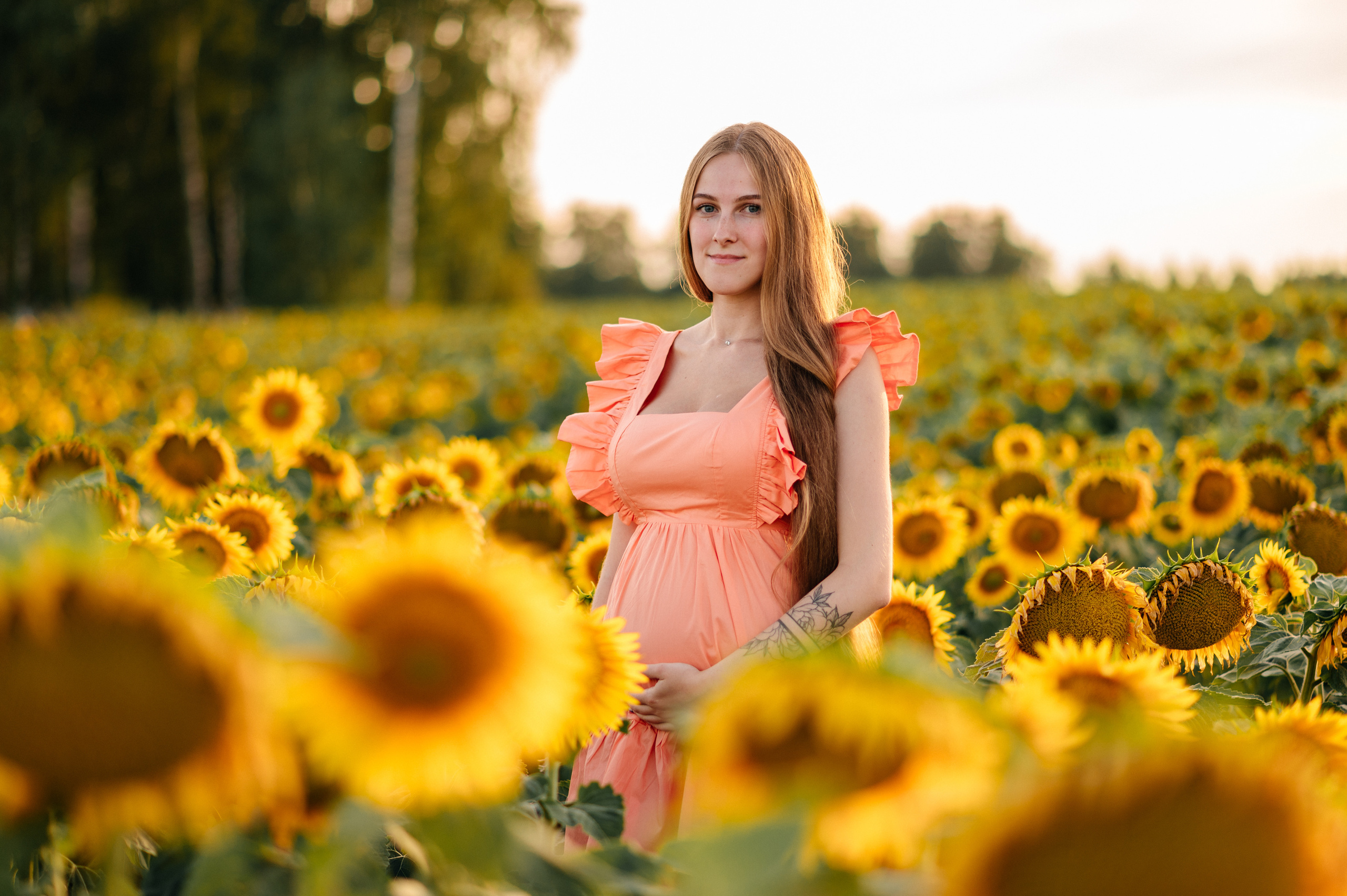 Фотосессия в подсолнухах. Катя Курлович — семейный фотограф в Бобруйске и Минске