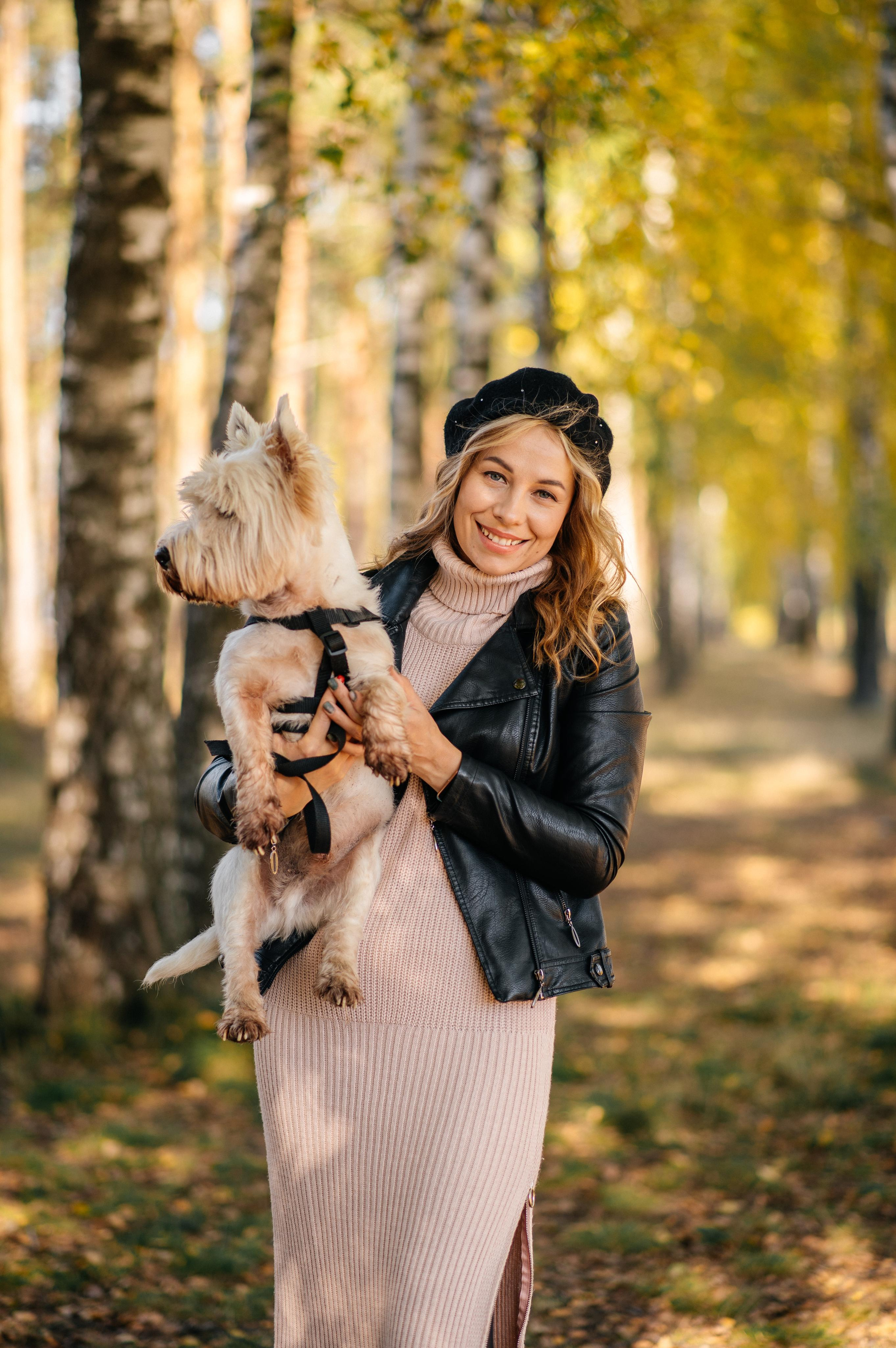 Татьяна и её питомец. Катя Курлович — семейный фотограф в Бобруйске и Минске