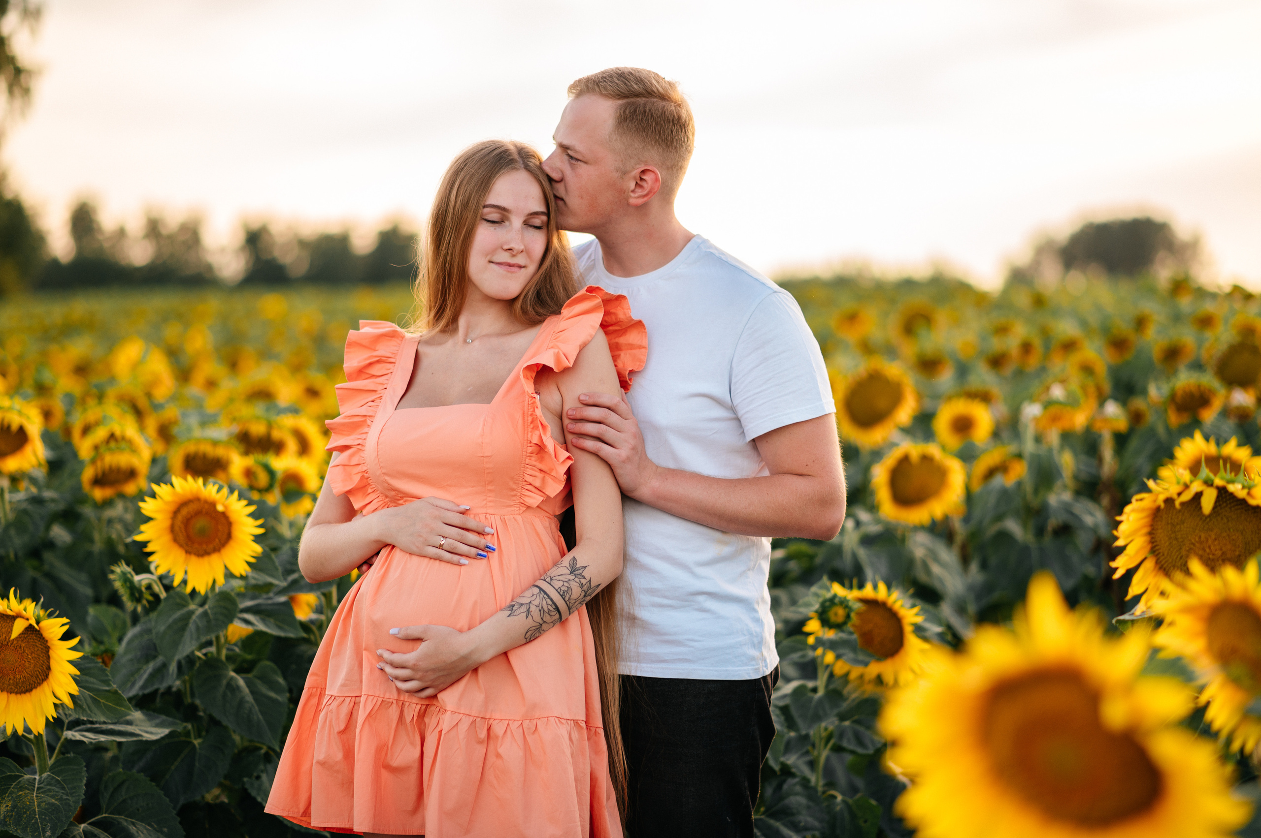 Фотосессия в подсолнухах. Катя Курлович — семейный фотограф в Бобруйске и Минске