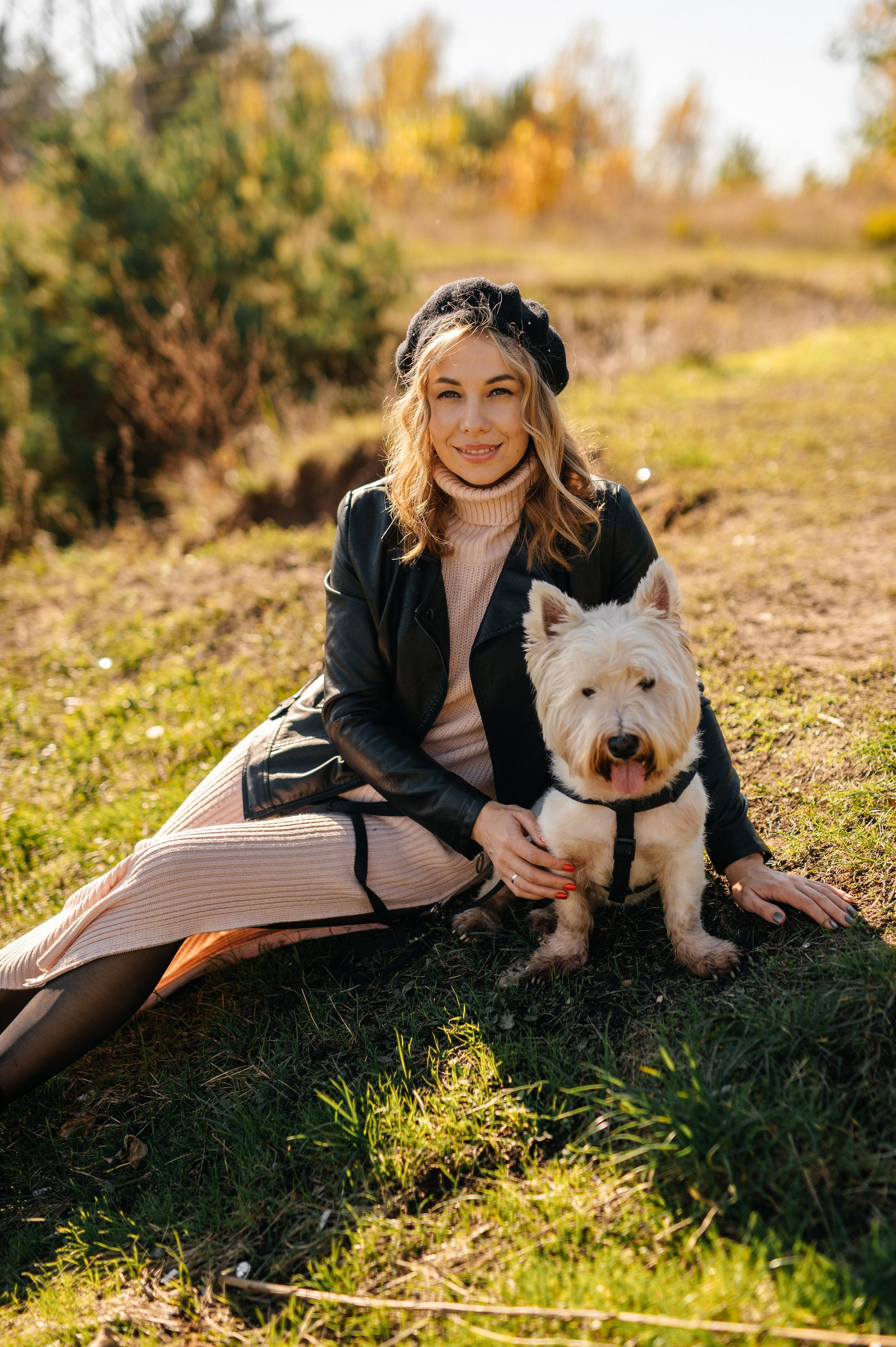 Татьяна и её питомец. Катя Курлович — семейный фотограф в Бобруйске и Минске