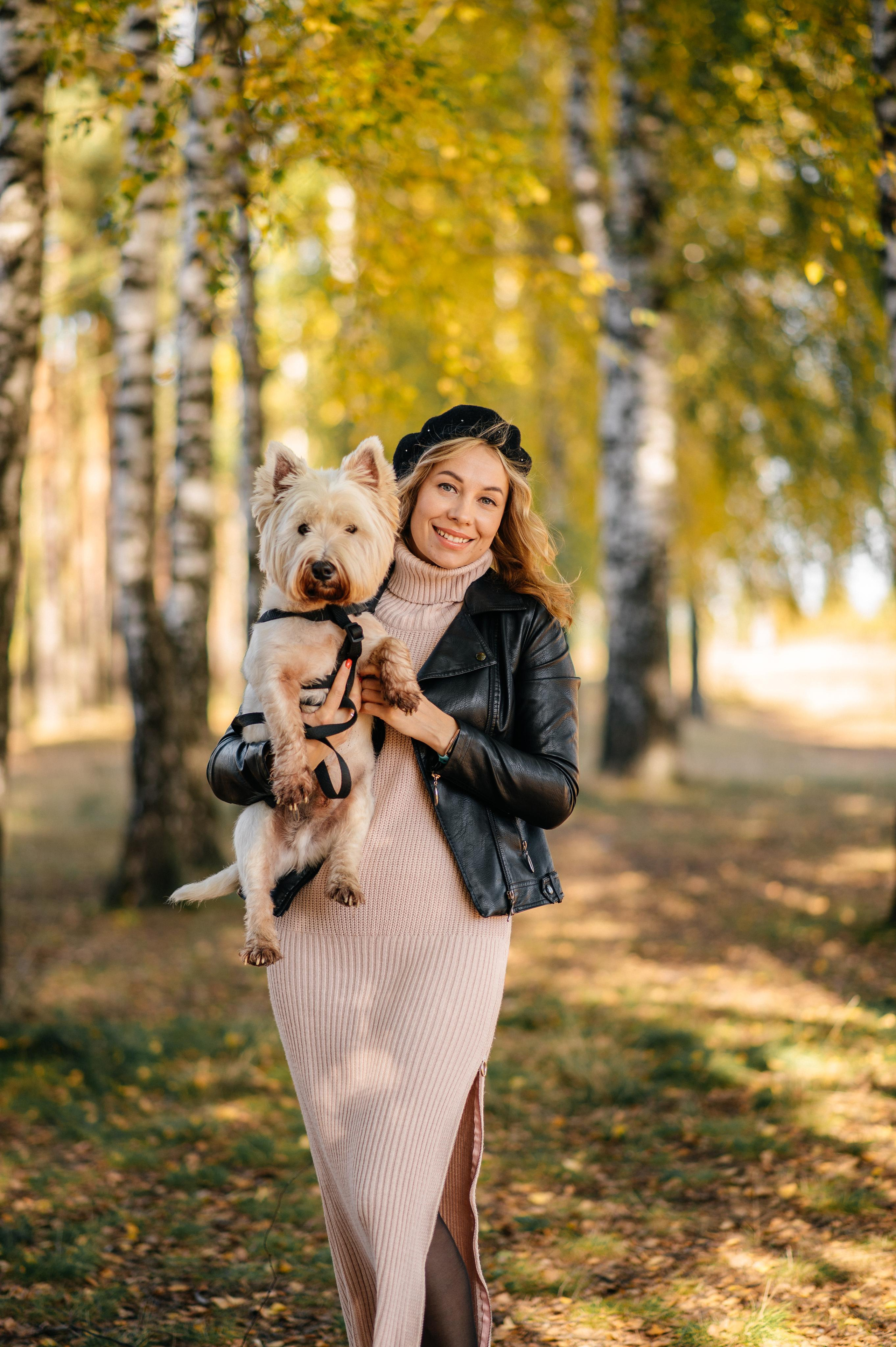 Татьяна и её питомец. Катя Курлович — семейный фотограф в Бобруйске и Минске