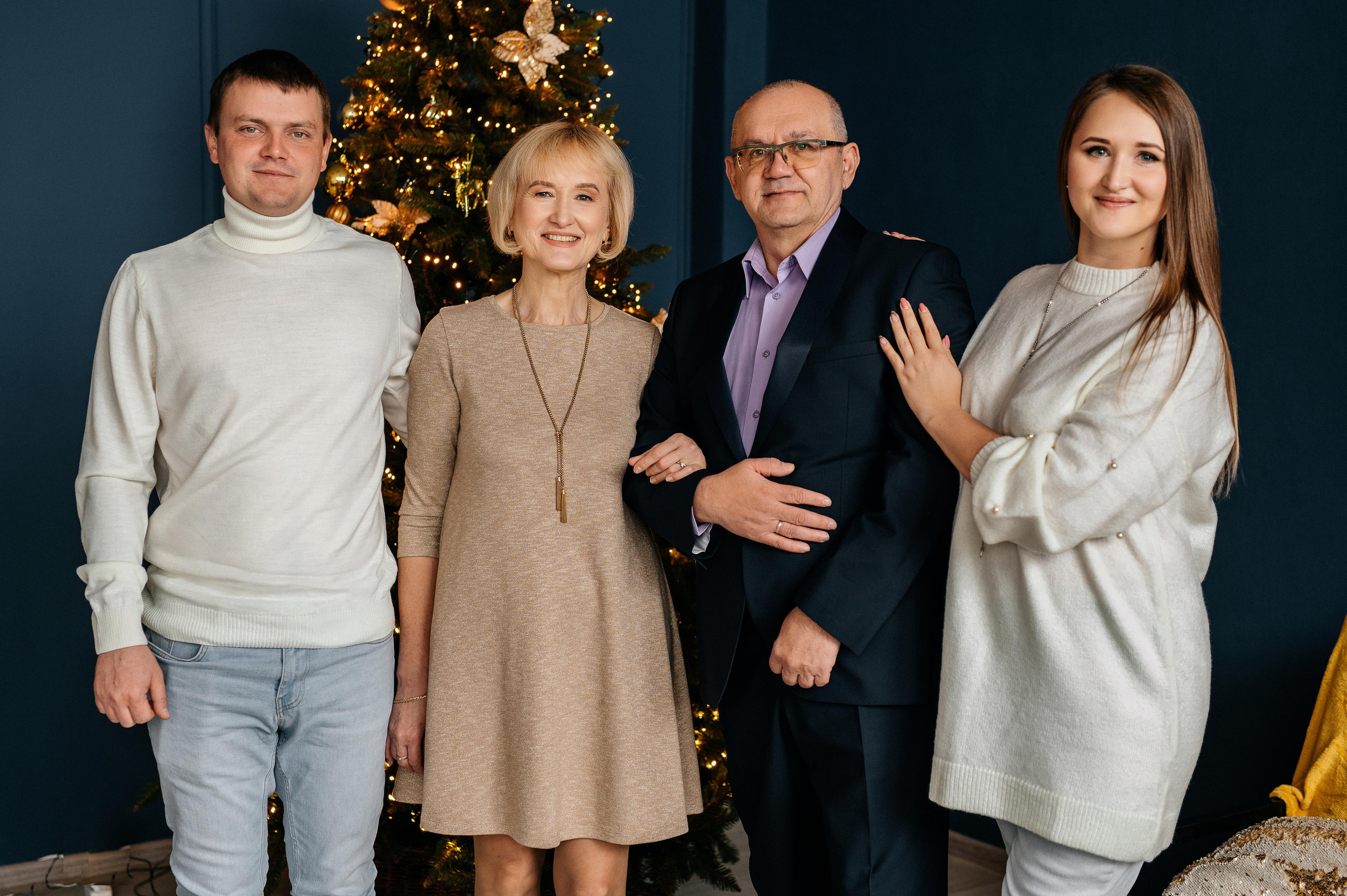 Новогодняя фотосессия большой семьи. Катя Курлович — семейный фотограф в Бобруйске и Минске