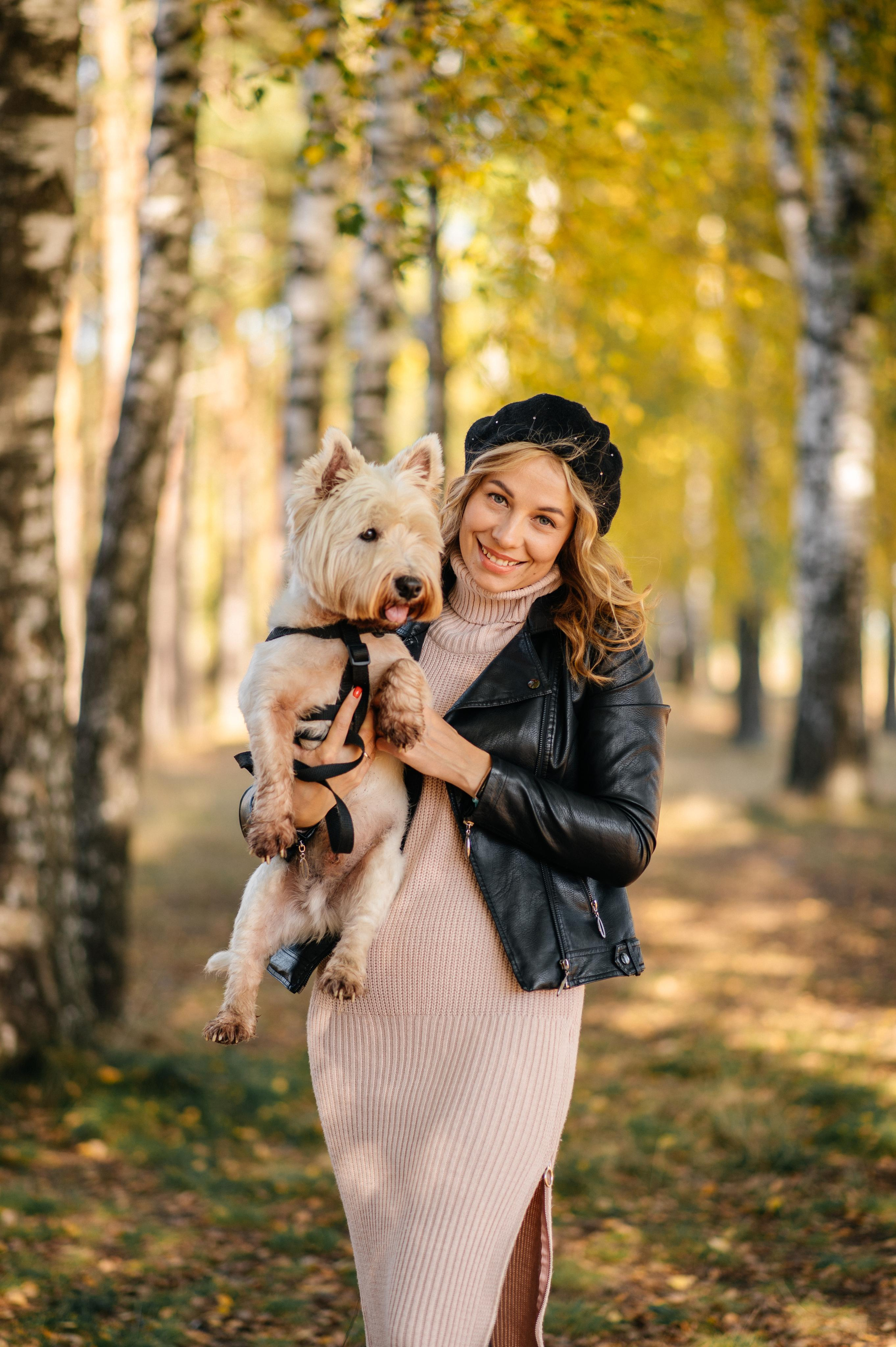 Татьяна и её питомец. Катя Курлович — семейный фотограф в Бобруйске и Минске
