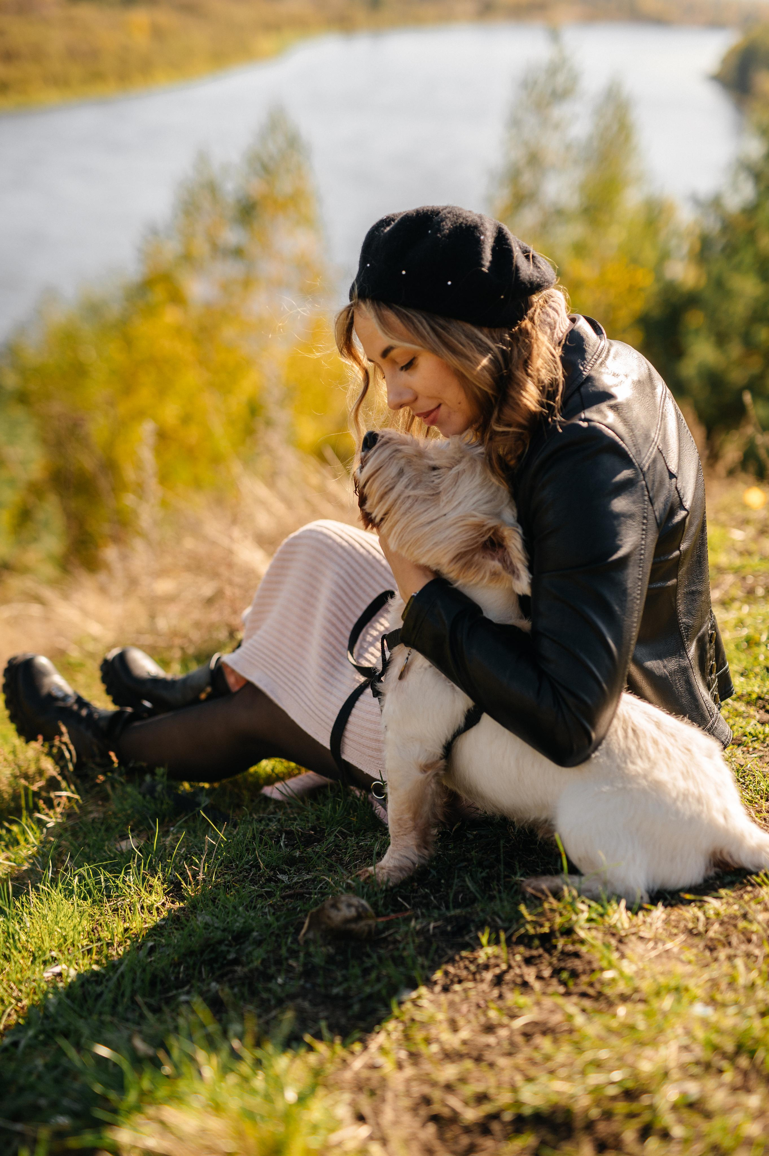 Татьяна и её питомец. Катя Курлович — семейный фотограф в Бобруйске и Минске
