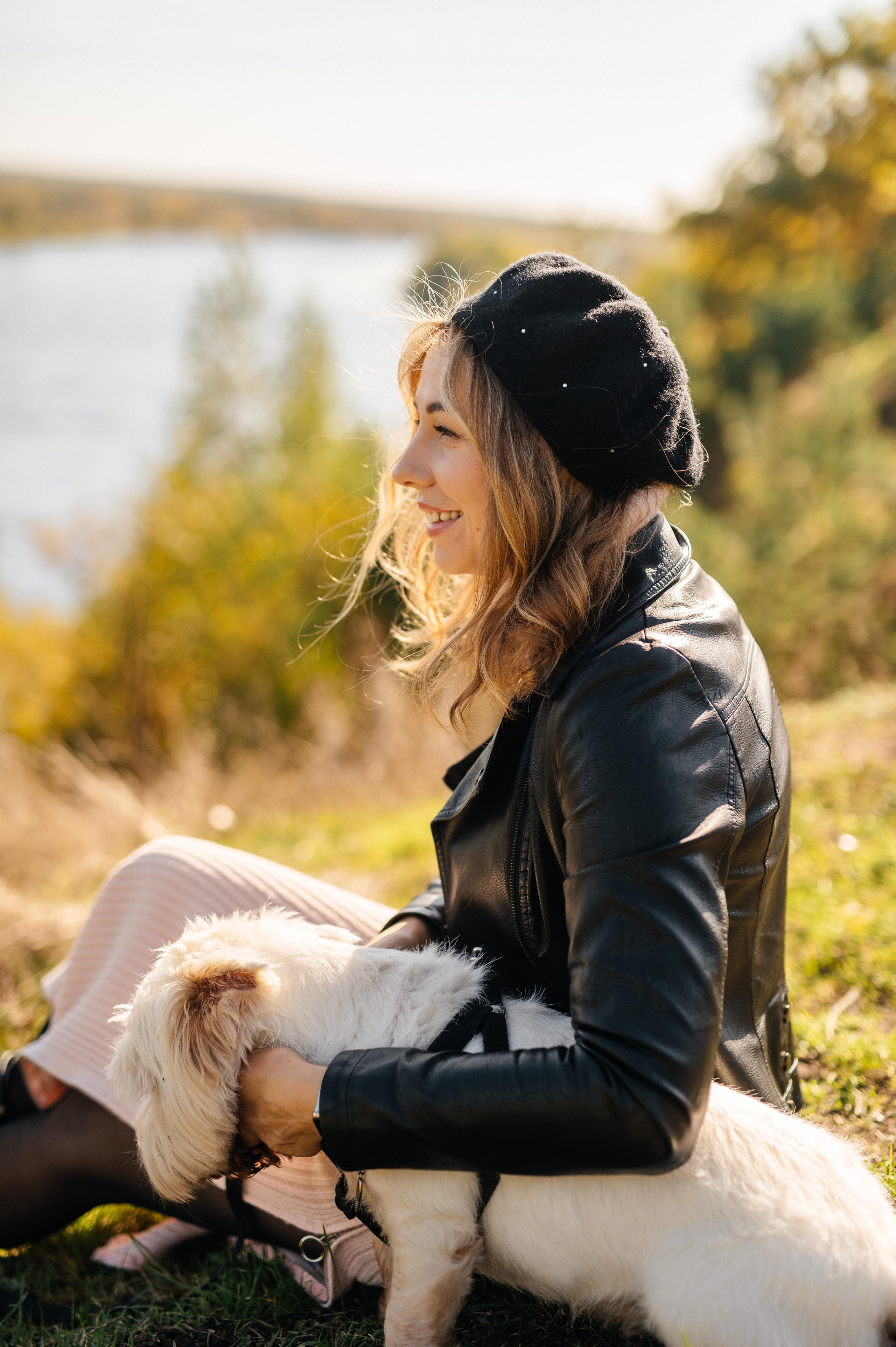 Татьяна и её питомец. Катя Курлович — семейный фотограф в Бобруйске и Минске