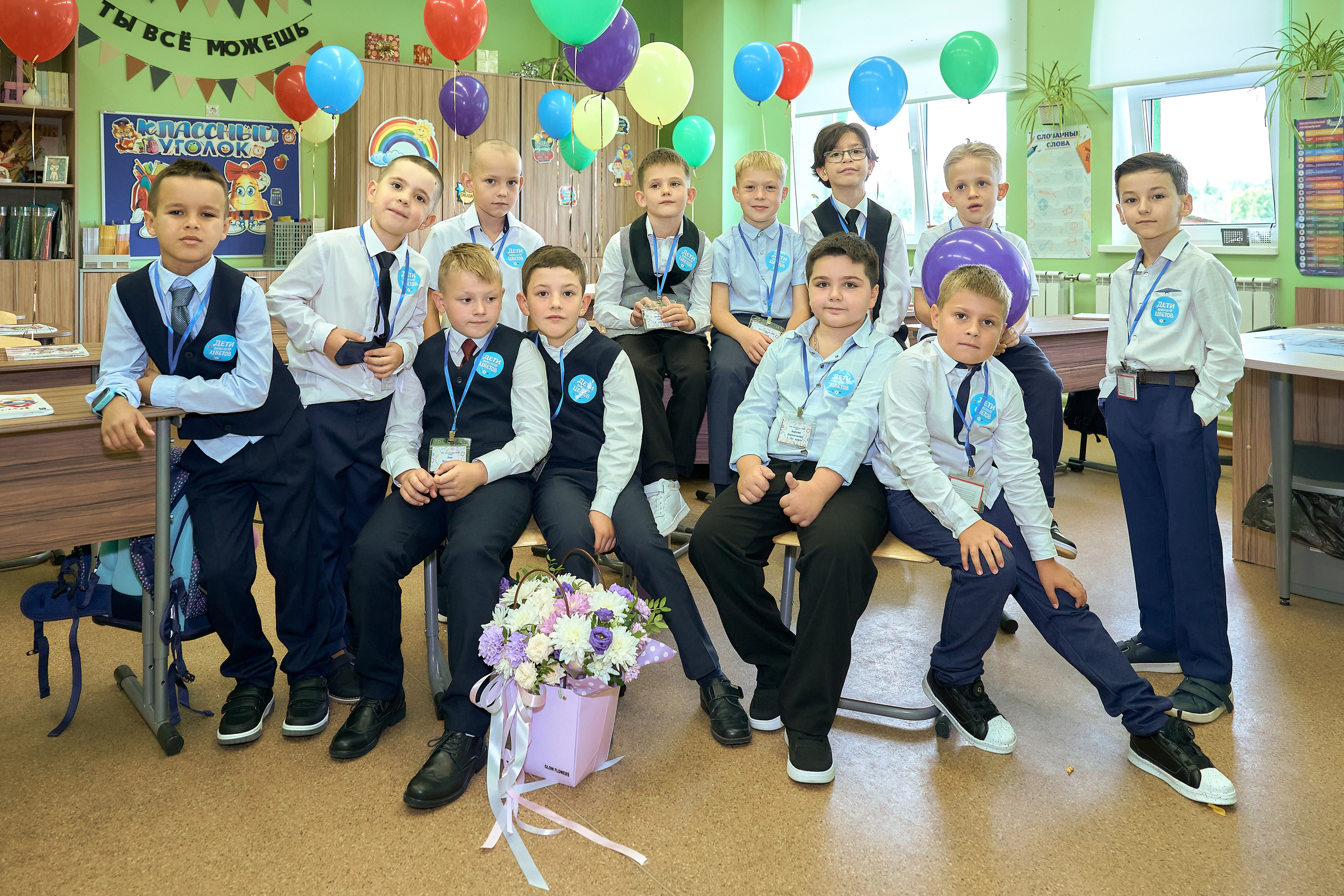 ПЕРВОКЛАШКИ апрелевской школы № 3. Школьный и семейный фотограф, Одинцово