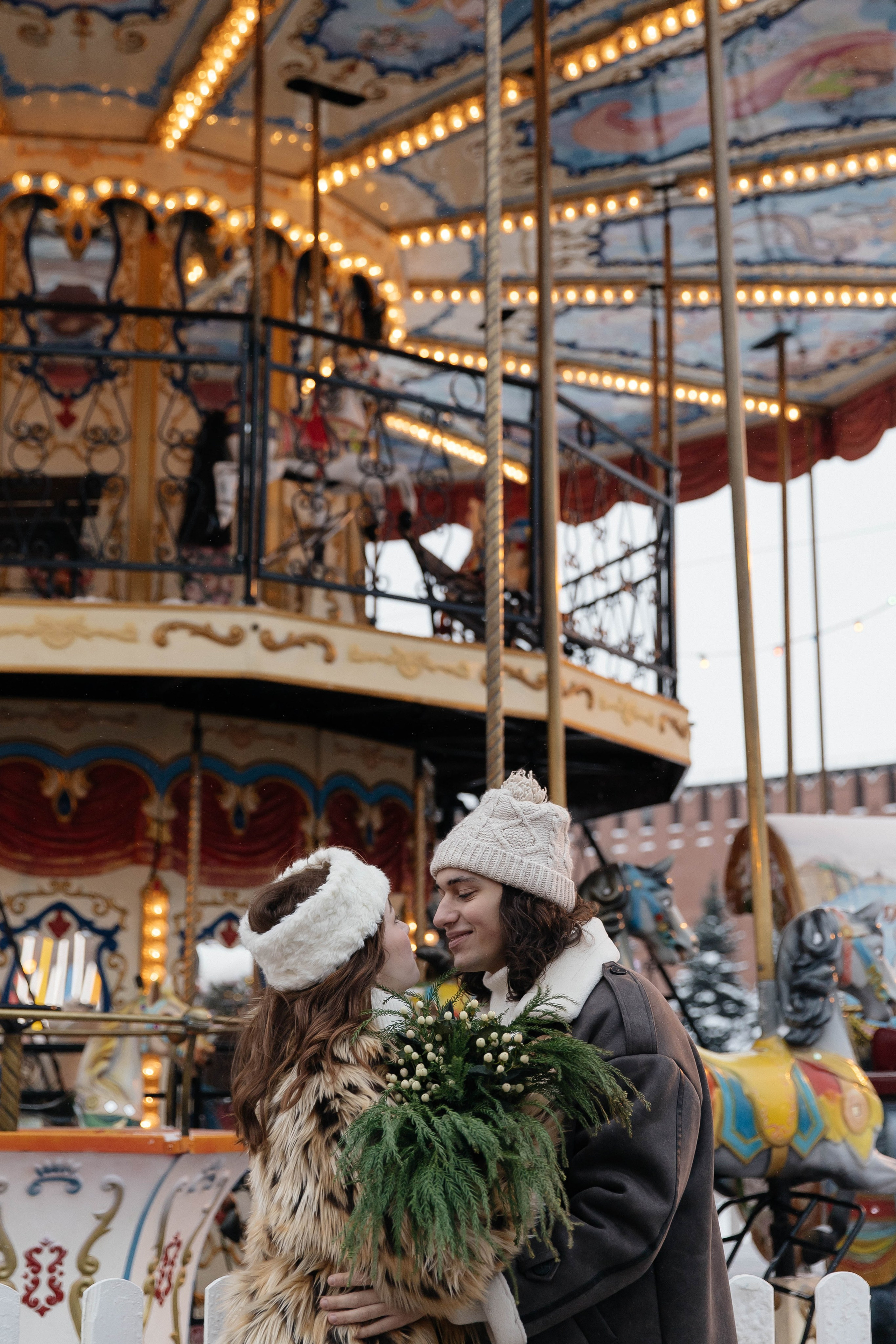 Зимняя история любви. Фотограф индивидуальных женских портретов и LOVEstory в Москве