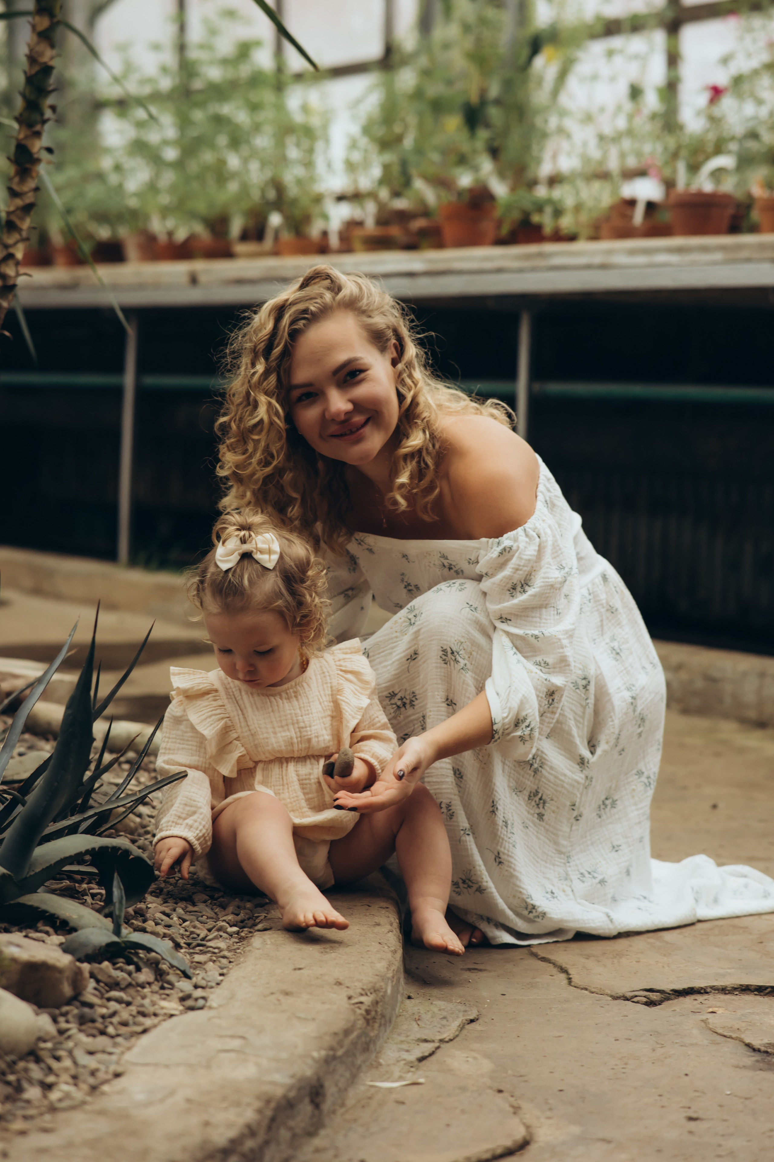 В оранжерее. Семейный фотограф Москва Юлиана Фетисова