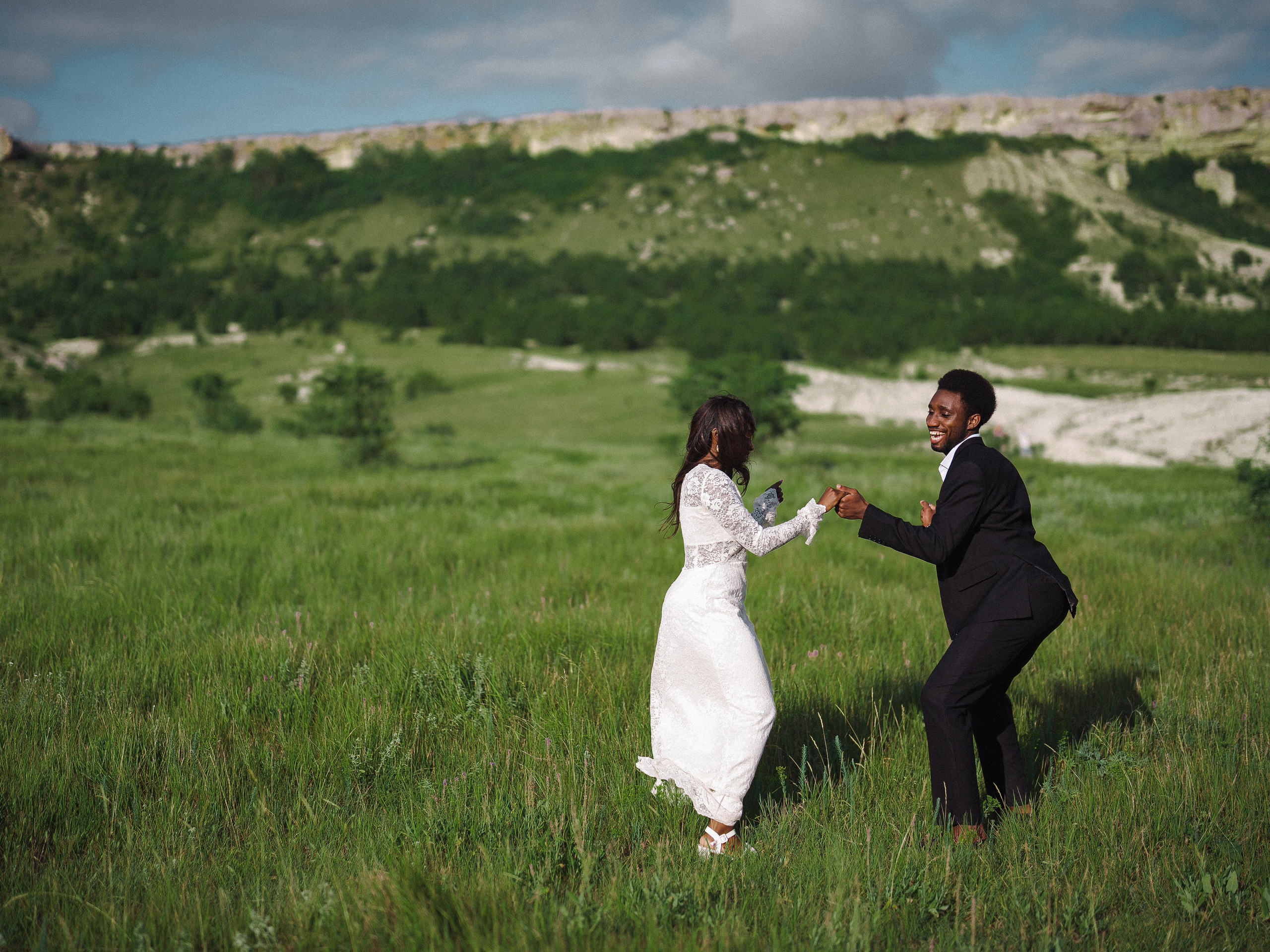 Прогулка на Белой скале. Фотограф Олег Сотник