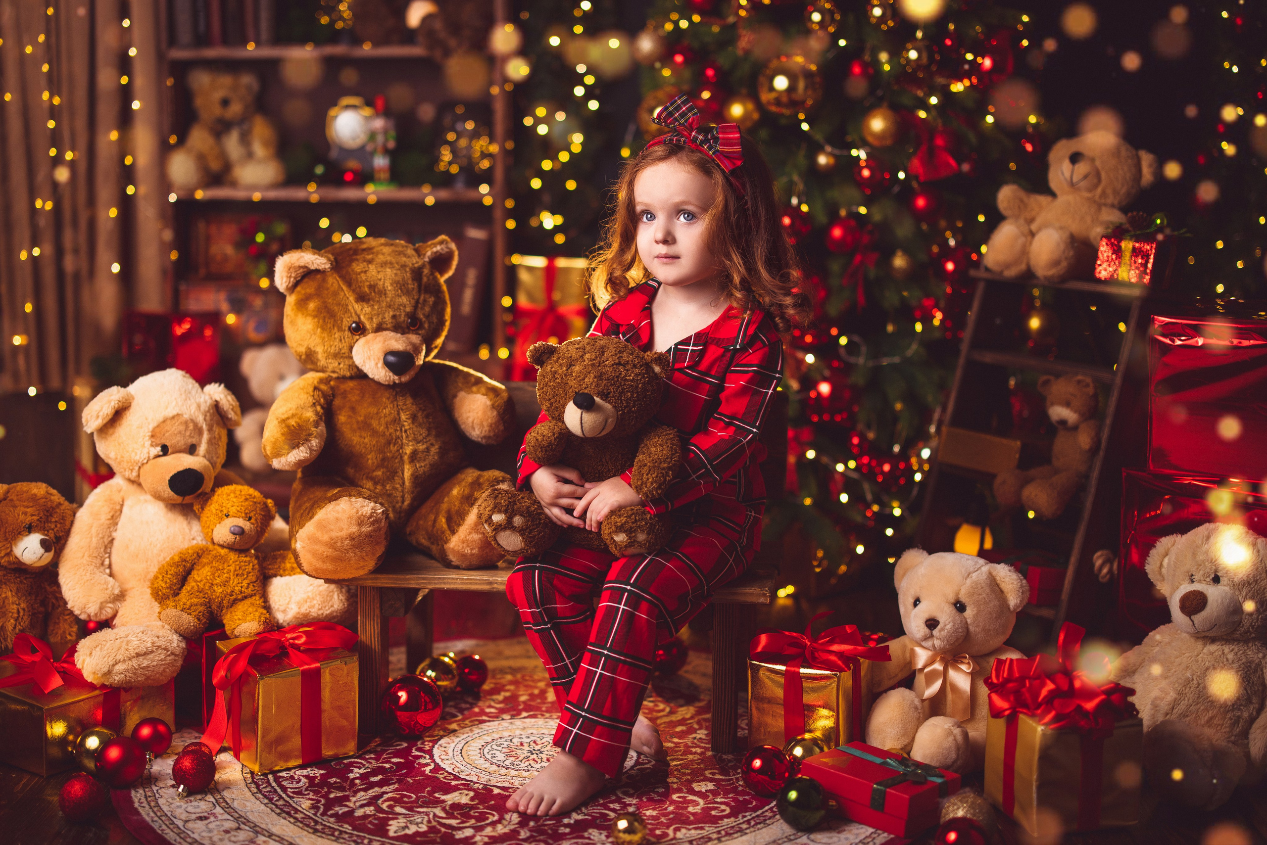 Фотостудия «Антураж», Новогодняя комната. Семейный и детский фотограф в Краснодаре Анна Трашкова