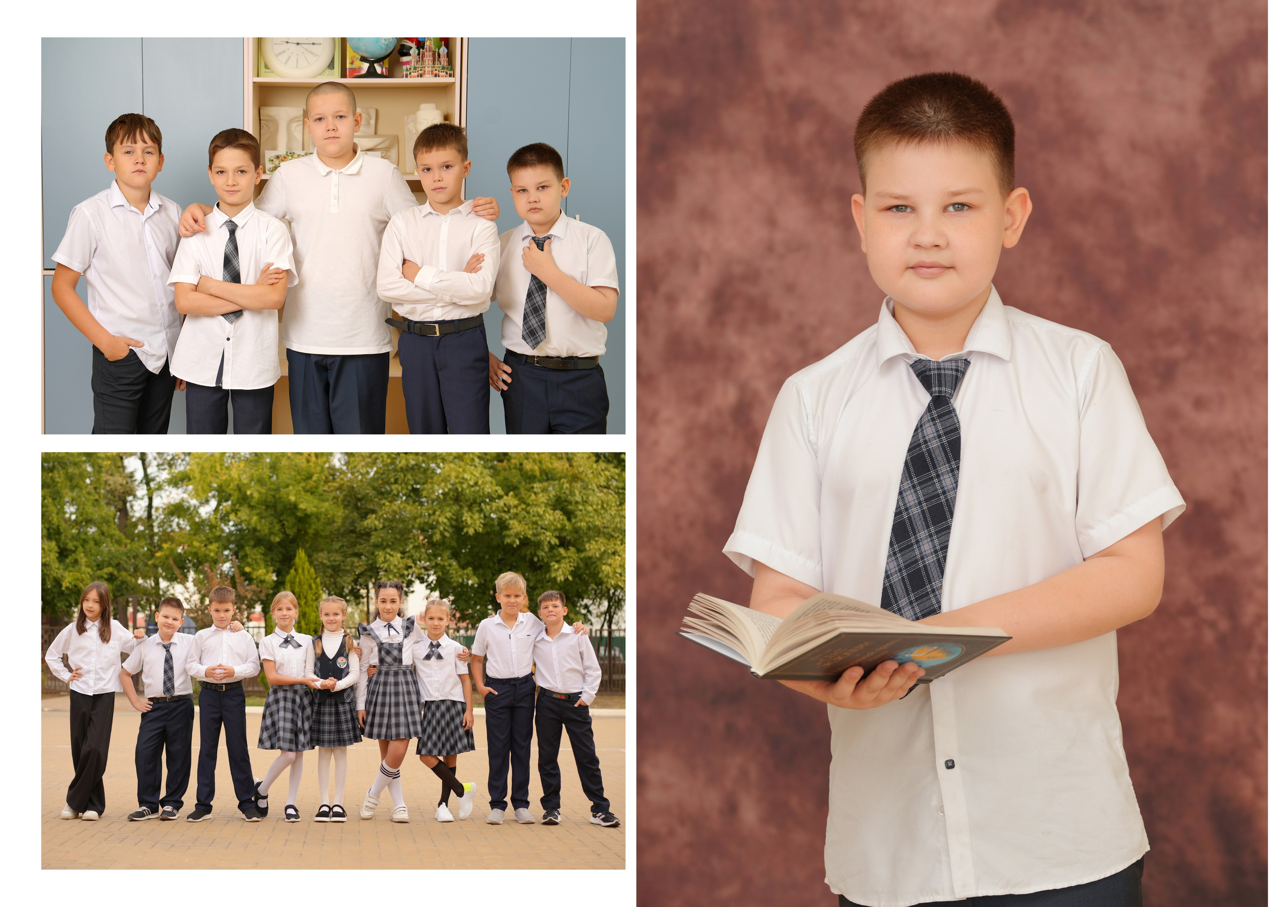 ШКОЛА 104 — 4 «В» класс. Красивый выпускной альбом в Краснодаре