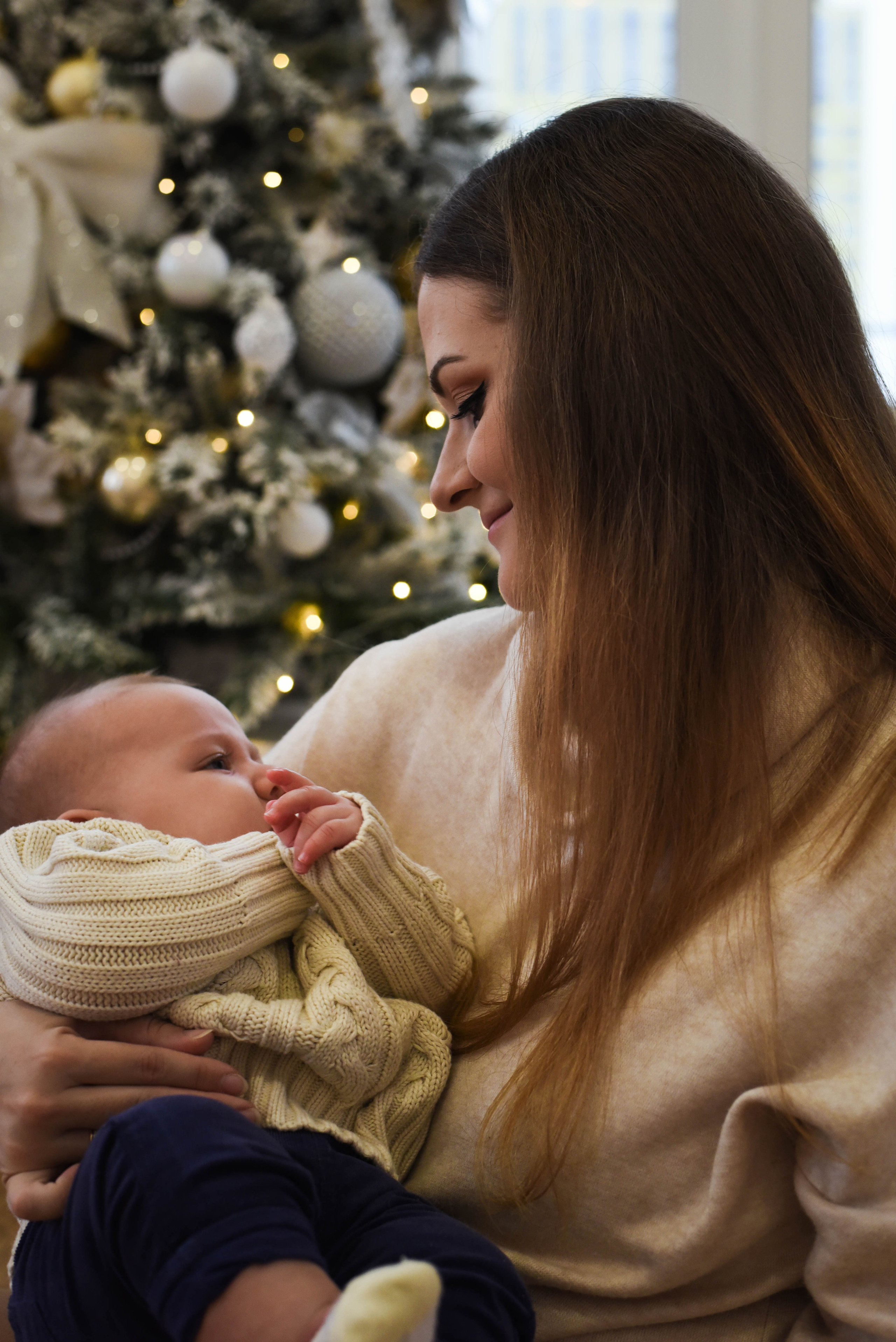 Студийная новогодняя семейная съемка. Женский и семейный фотограф Людмила Богачкина