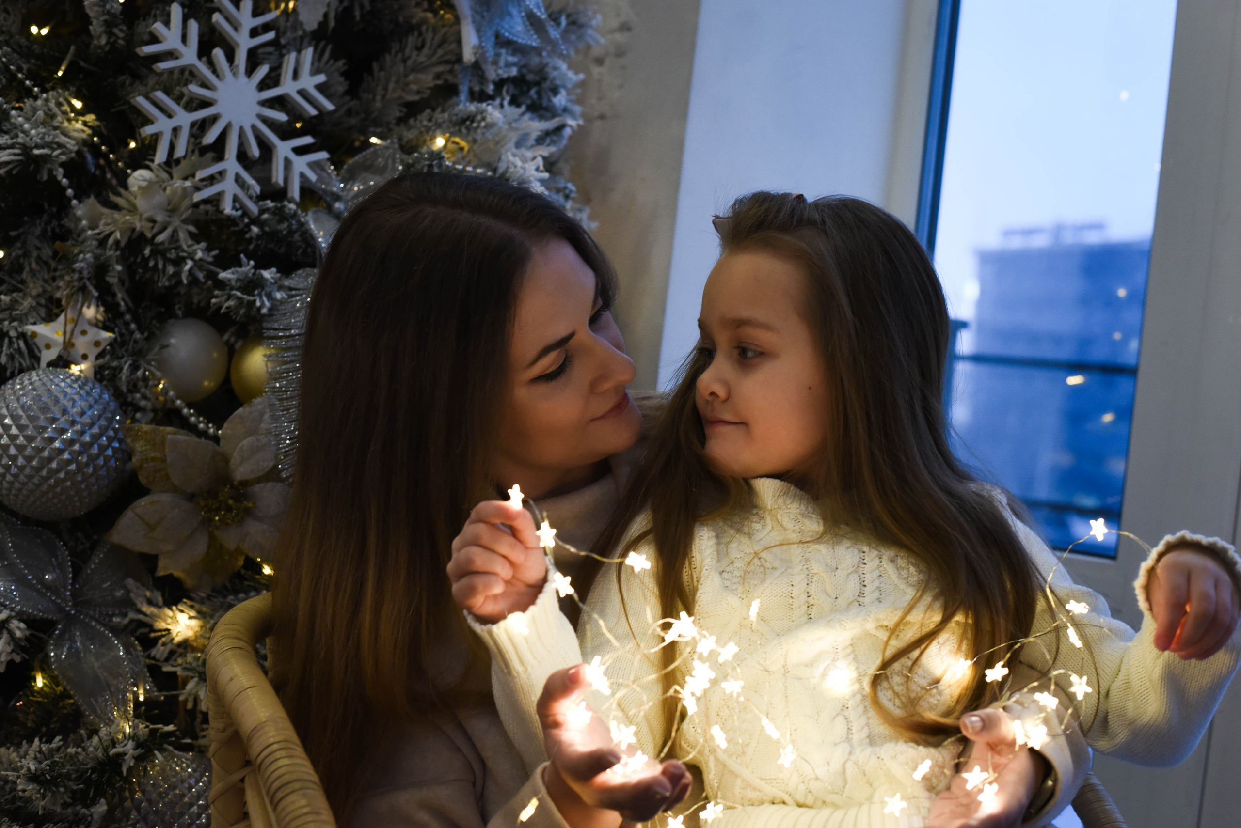 Студийная новогодняя семейная съемка. Женский и семейный фотограф Людмила Богачкина