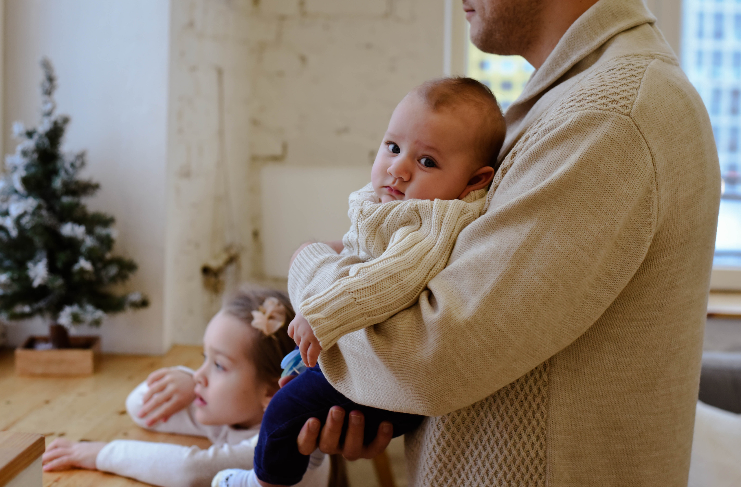 Студийная новогодняя семейная съемка. Женский и семейный фотограф Людмила Богачкина