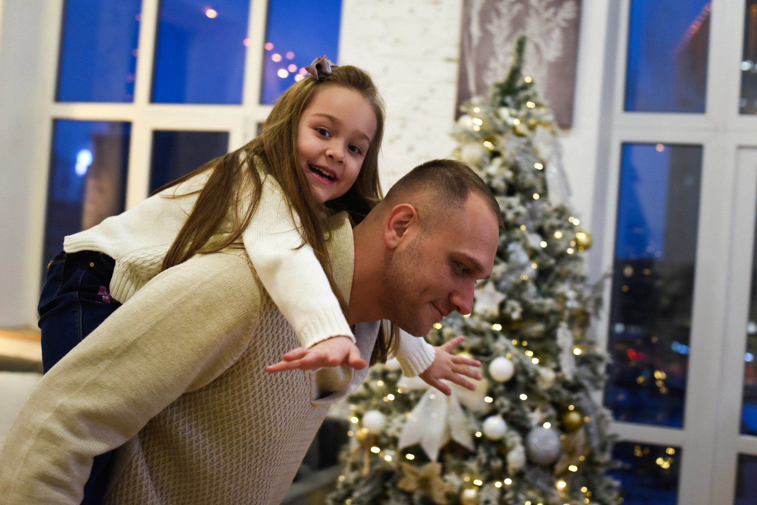 Студийная новогодняя семейная съемка. Женский и семейный фотограф Людмила Богачкина