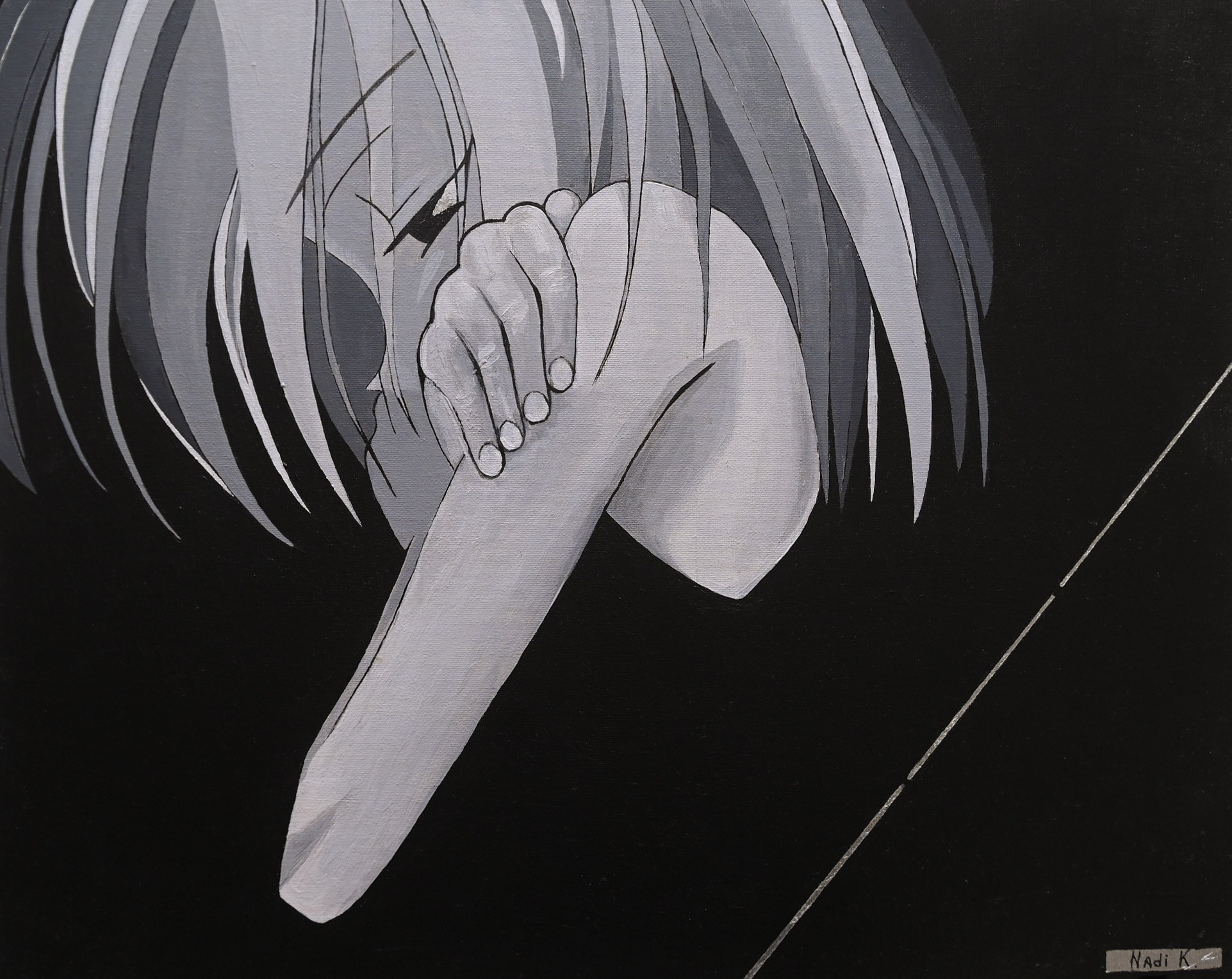 Аннушка. Художник интерьерных картин на заказ в Москве Nadi_Korchagina