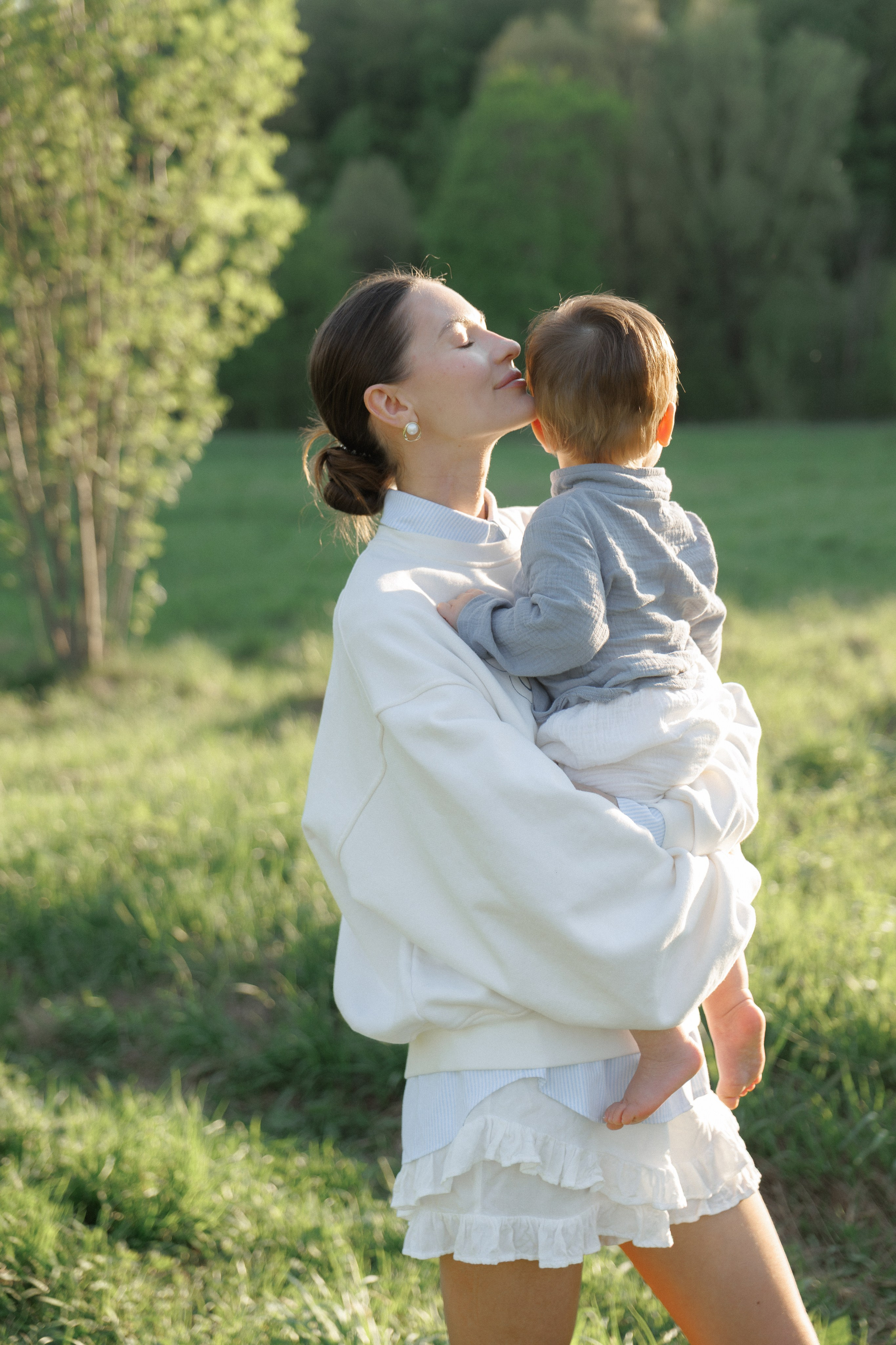 Первое лето втроем. Семейный фотограф в Москве