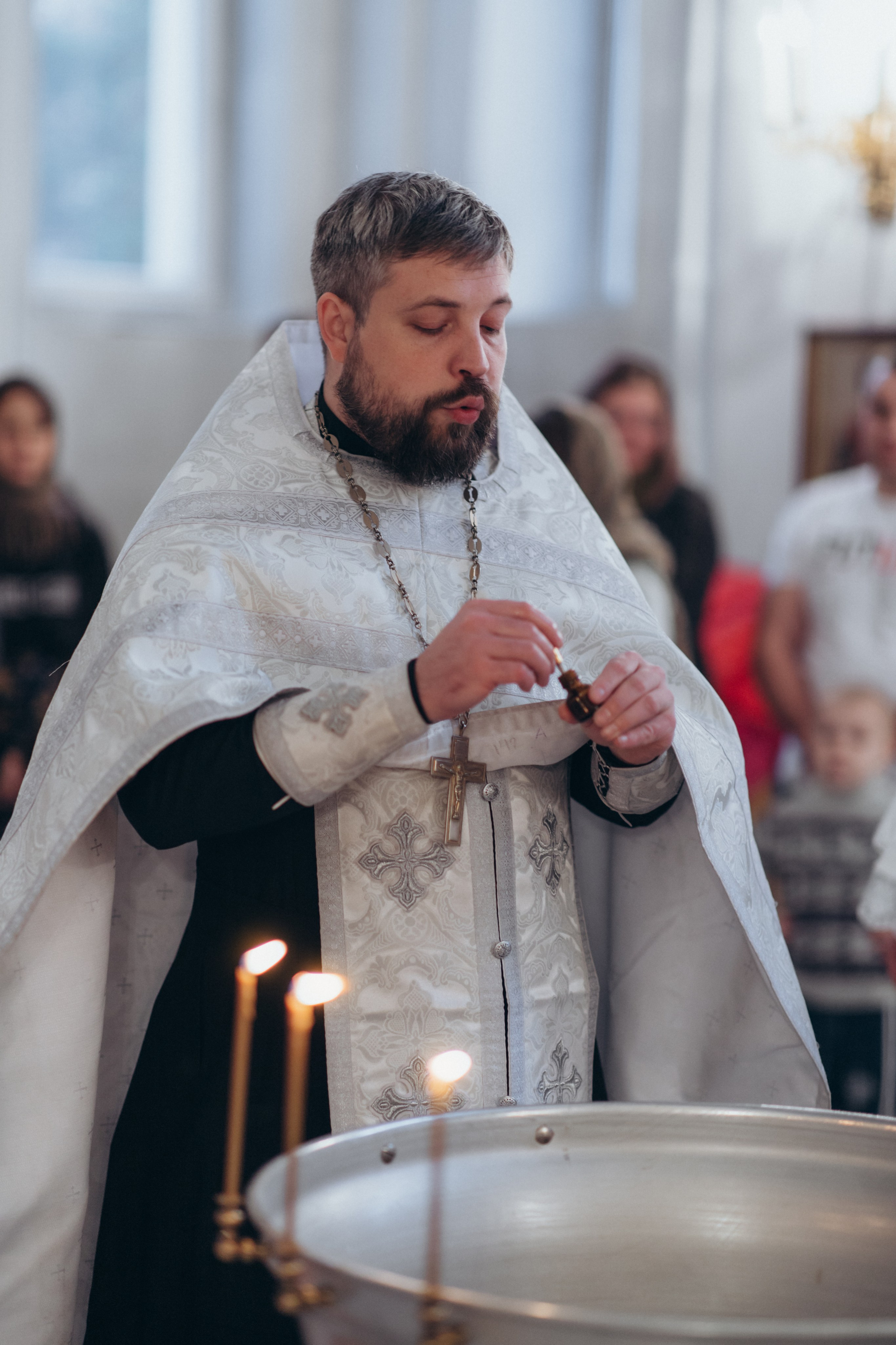 Крещение Веры. Фотограф на крещение в Рязани. Семейный фотограф