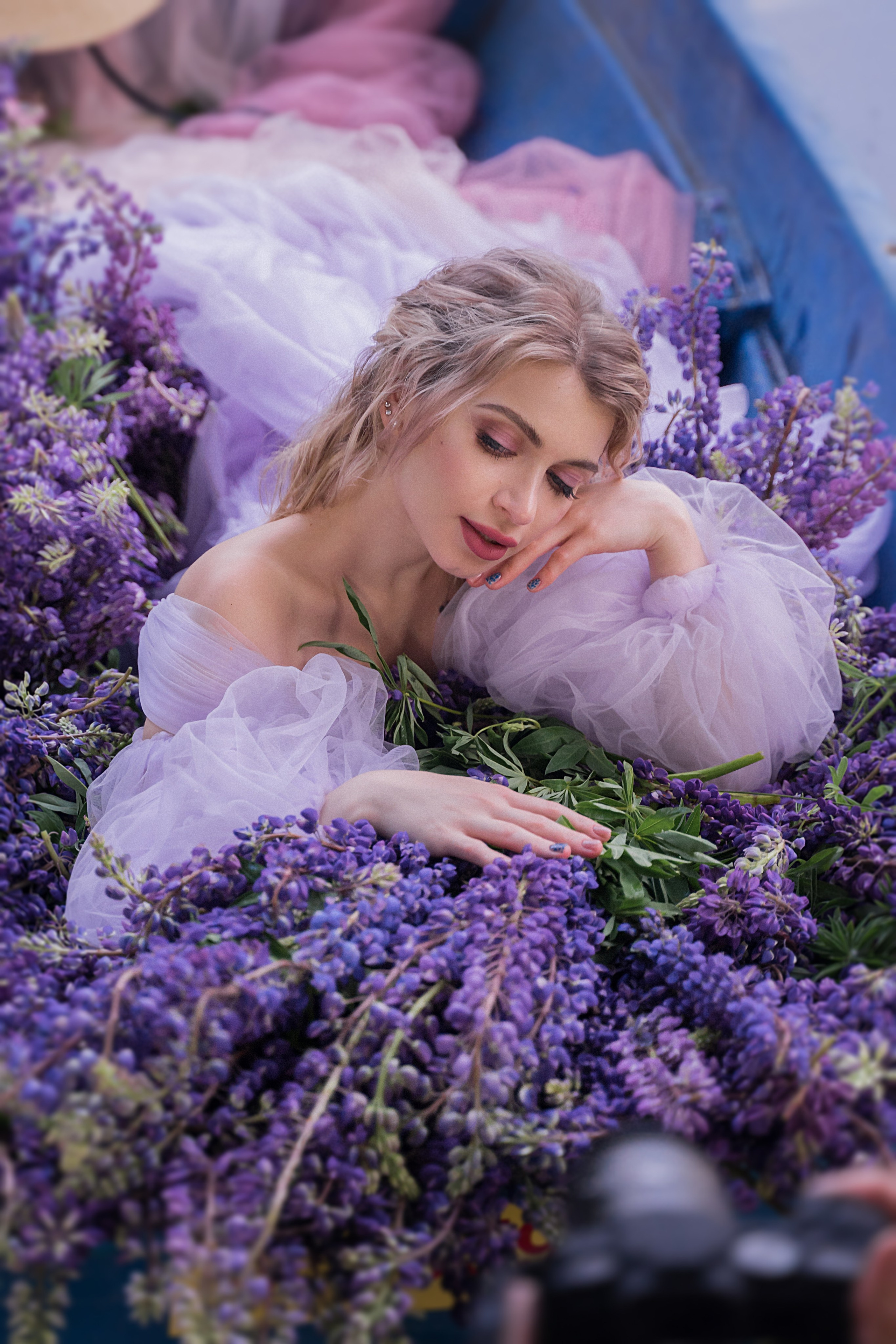 Цветочная лодка. Фотограф в Санкт-Петербурге