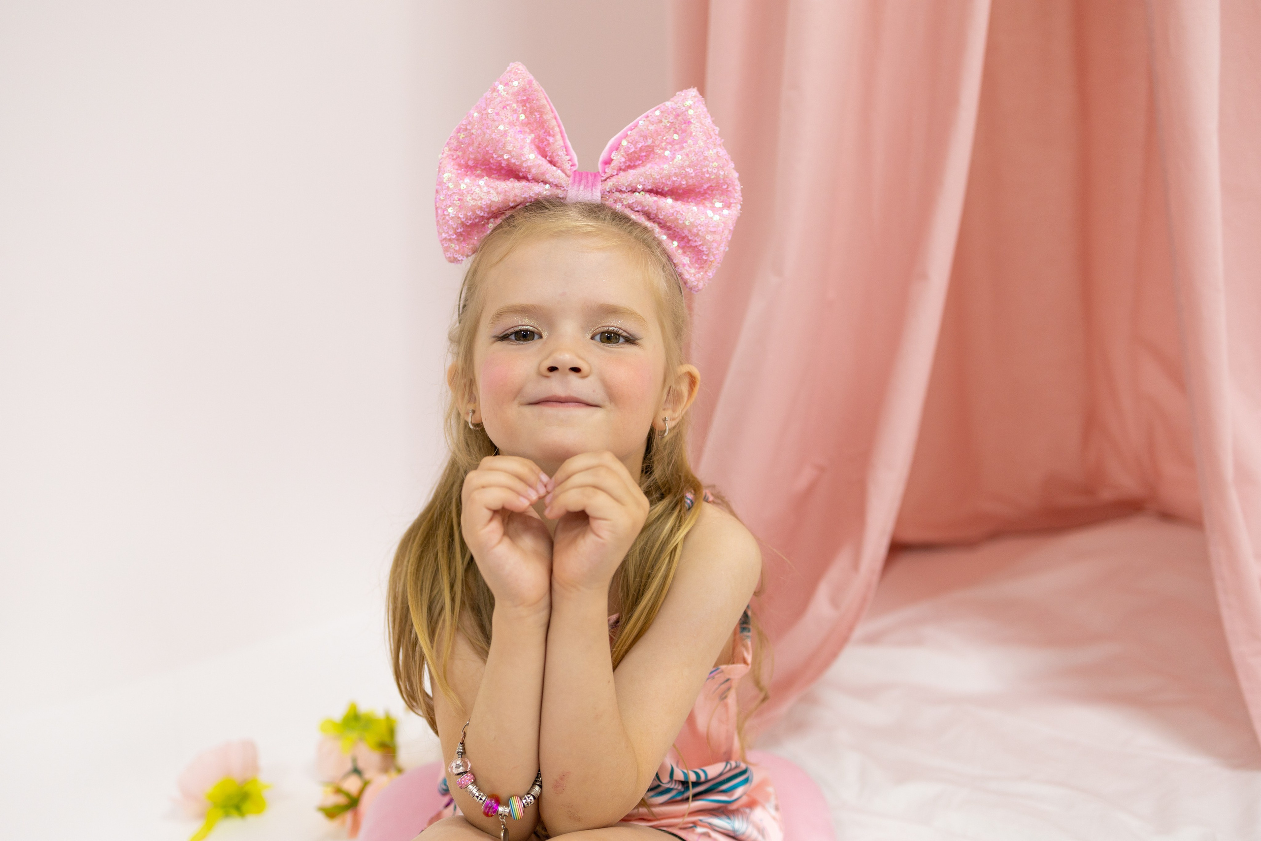 Ксюшенька, 6 лет, с визажистом. Фотограф новорожденных в Нижнем Новгороде Надежда Кадылкина