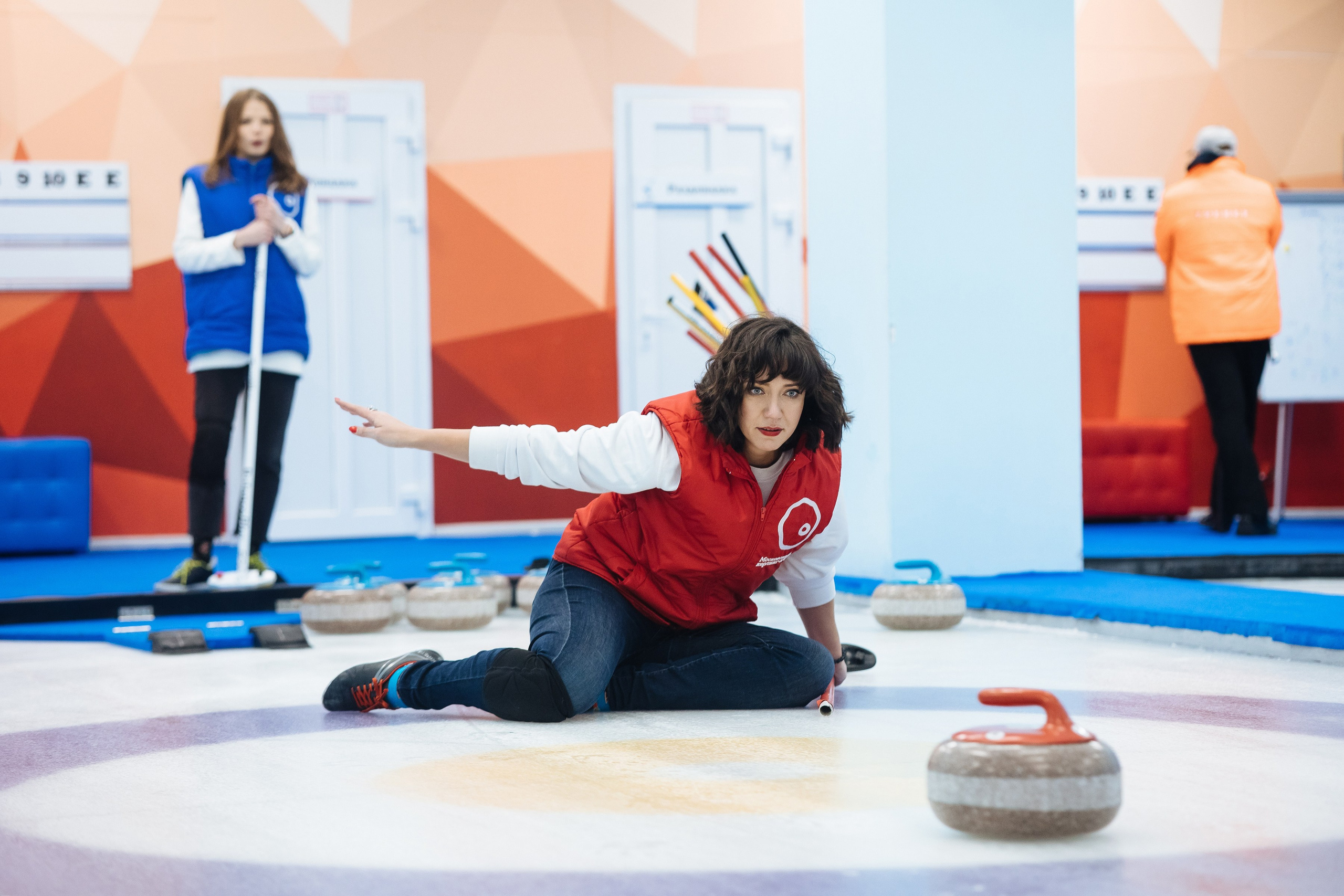 Корпоратив в кёрлинге. Свадебный и семейный фотограф Екатерина Иванова