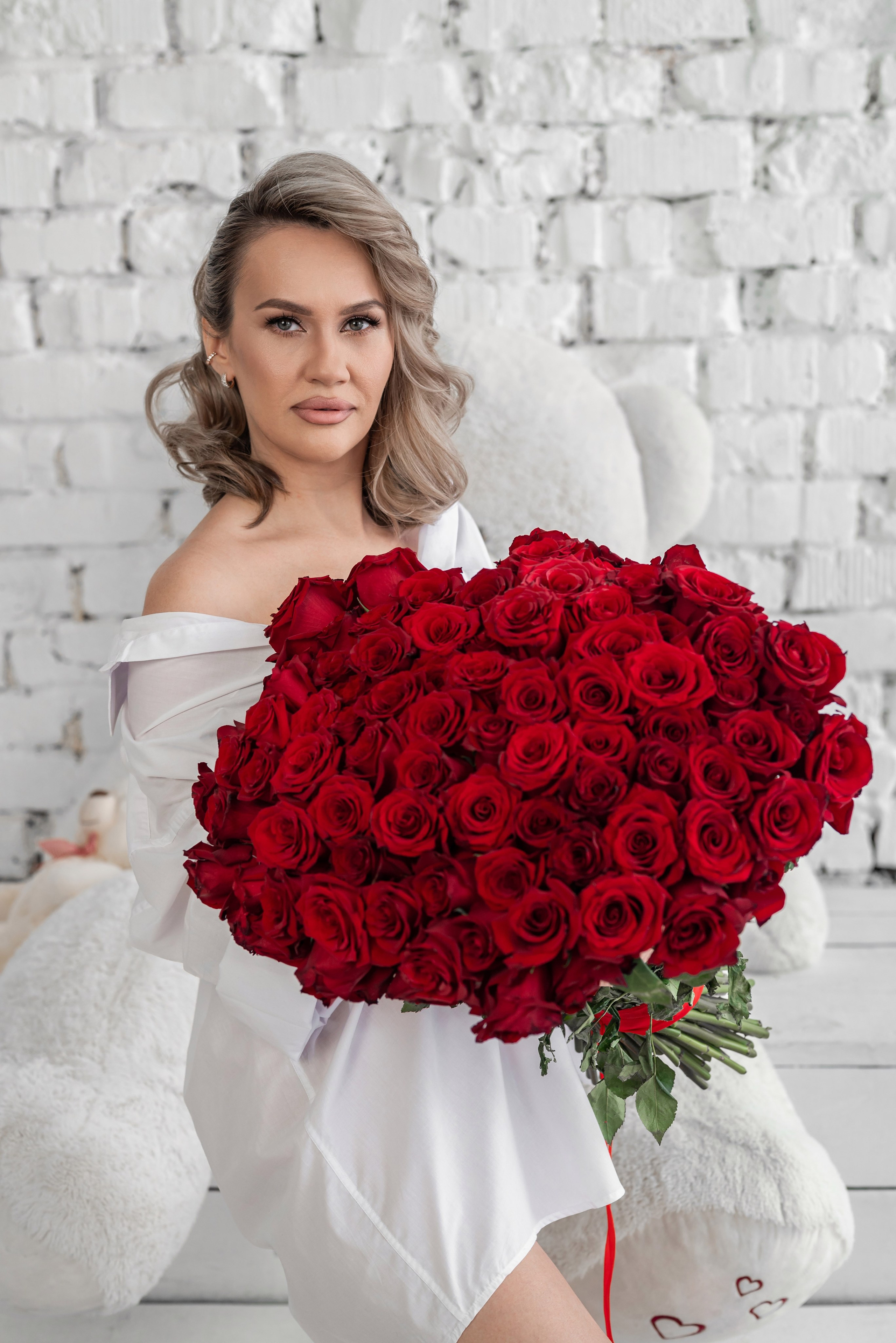 Фотопроект *101 красная роза* 2024 г. Фотограф в городе Салават