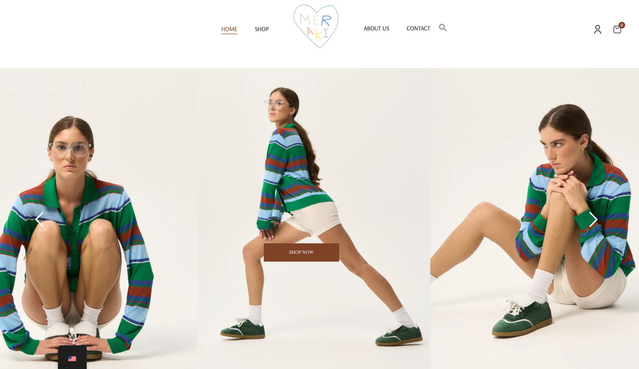 Lookbook photography for Meraki featured online — commercial fashion shoot by Inna Banan