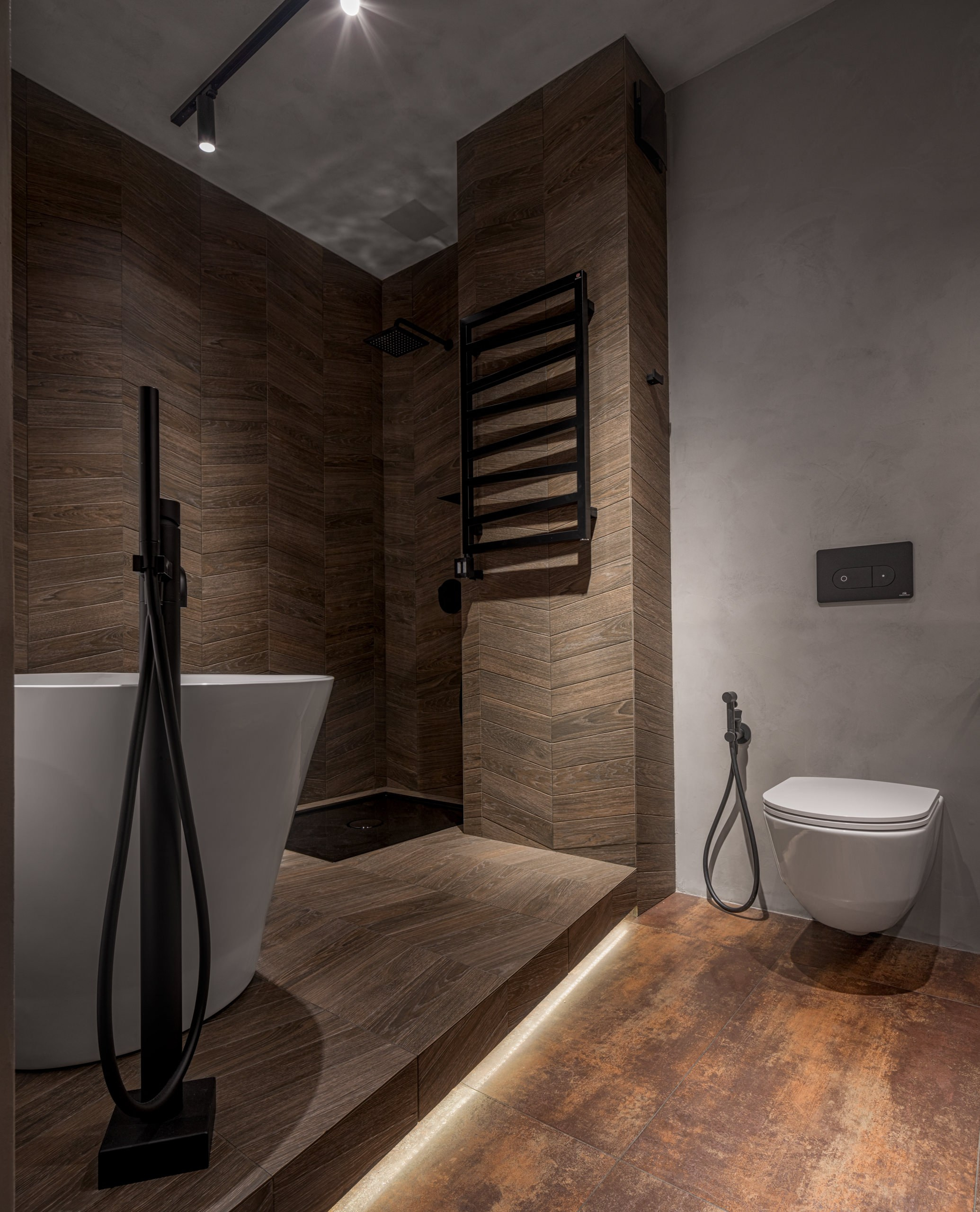 Квартира в темных тонах в ЖК «Clever Park» - Фотограф Коваль Илья. Коваль Илья — Интерьерный и архитектурный фотограф