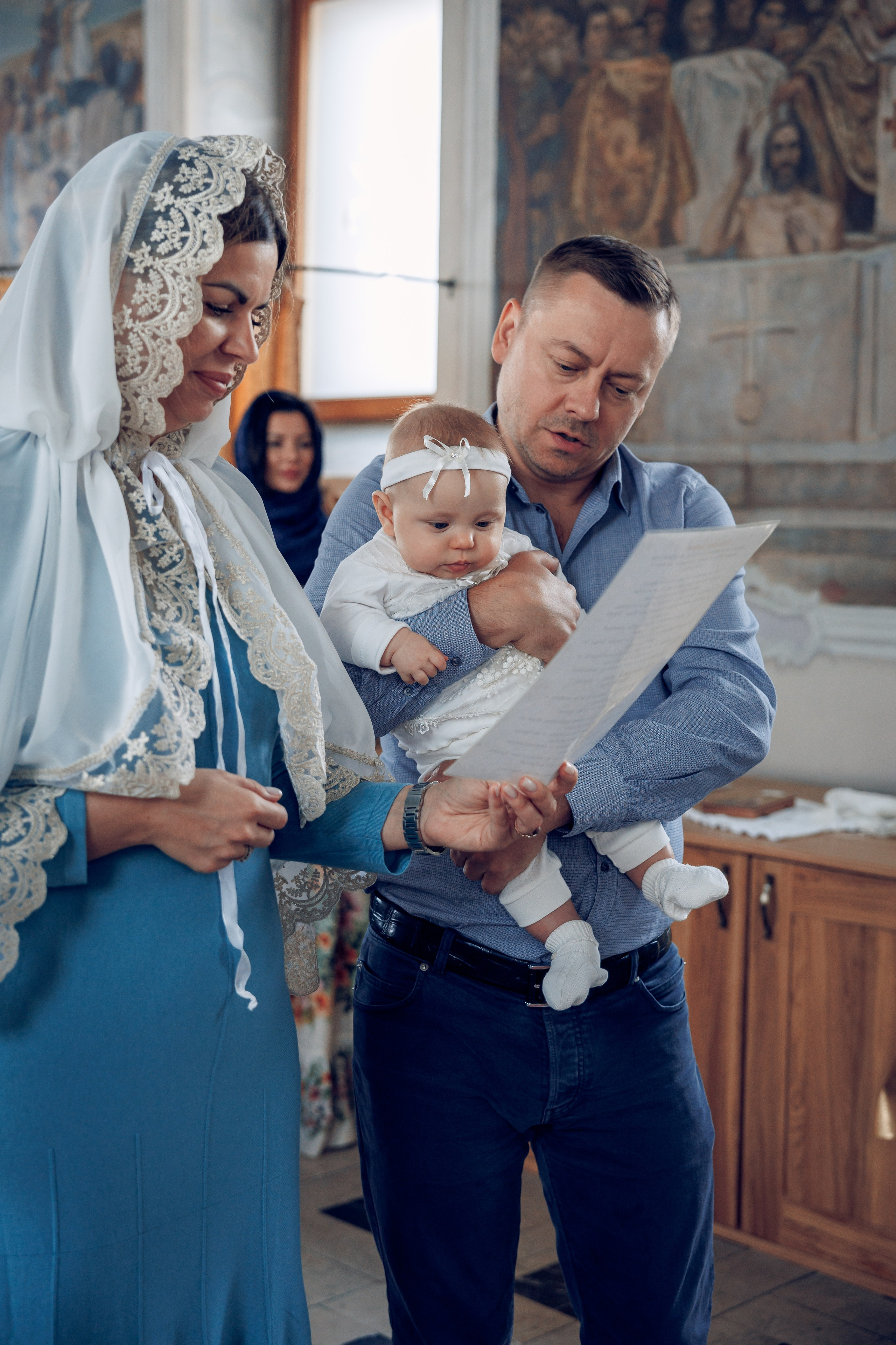 Крещение в Елоховском Богоявленном соборе. Профессиональный фотограф в Москве и Мо Мария Шантарёва