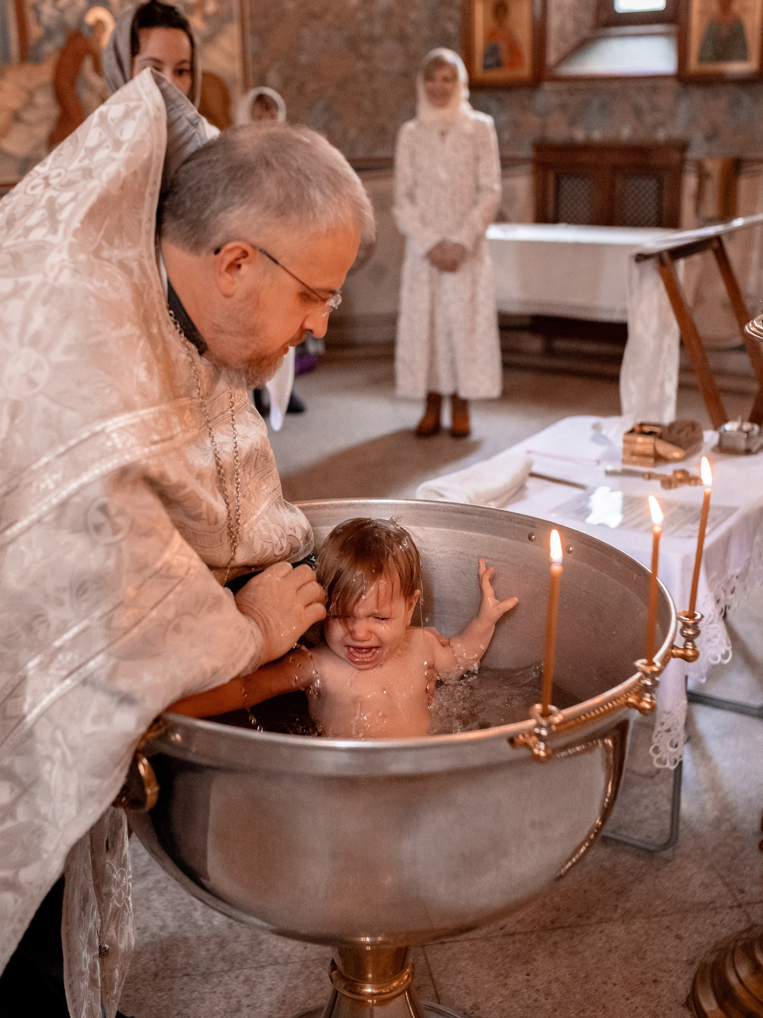 Крещение в Храме Сергия Радонежского на Рязанке. Профессиональный фотограф в Москве и Мо Мария Шантарёва
