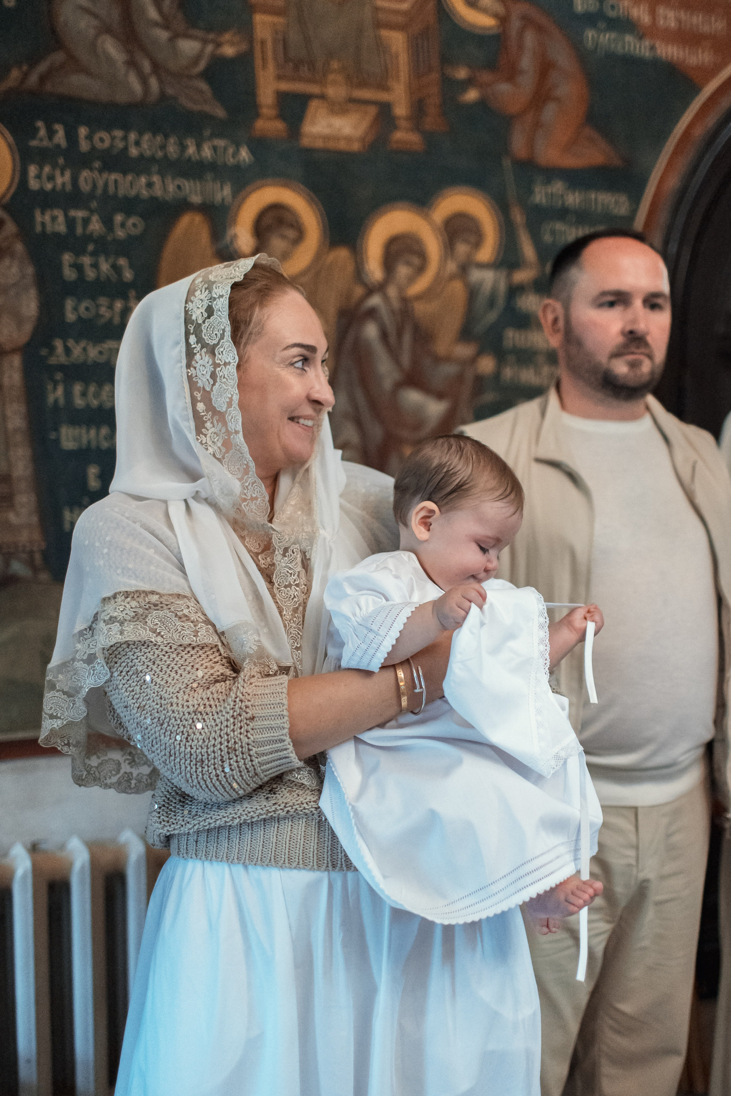 Крещение в Зачатьевском Монастыре. Профессиональный фотограф в Москве и Мо Мария Шантарёва