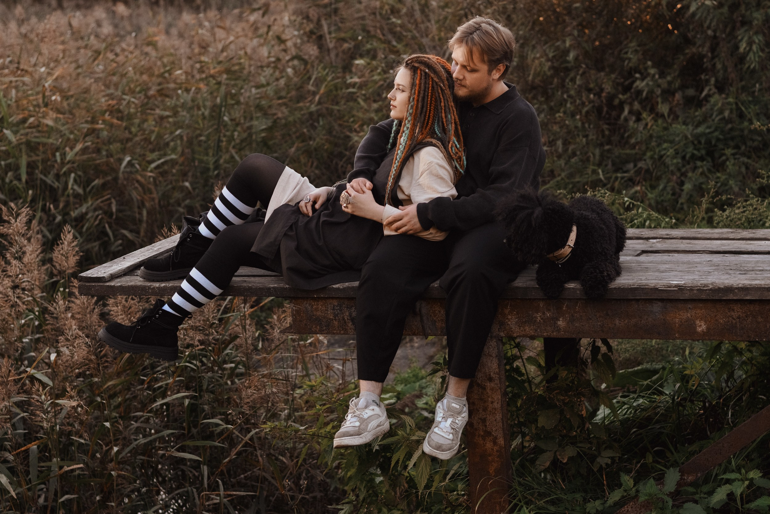 Стася и Каренин. Фотограф Дарья Мустафина, Тюмень