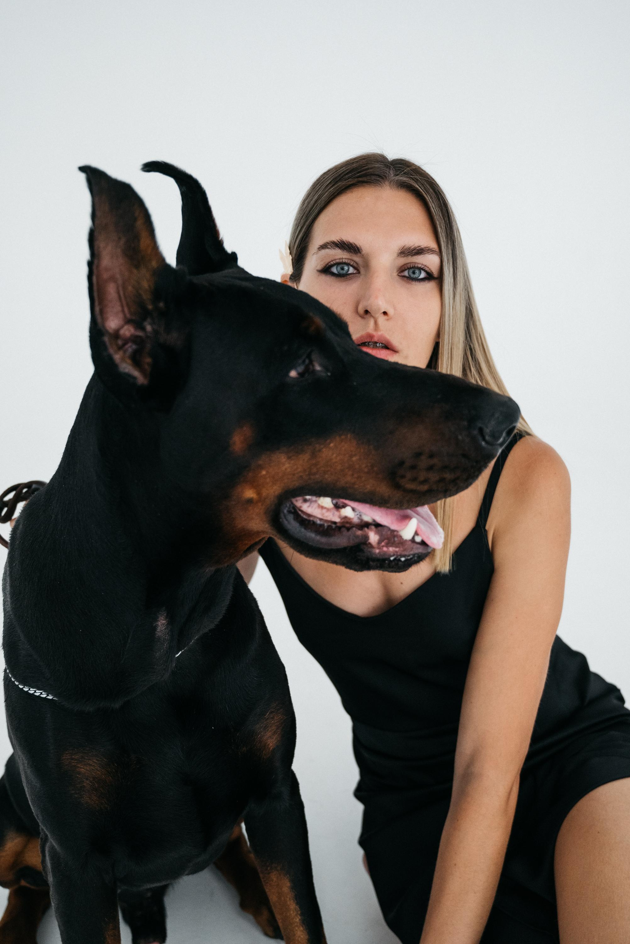 С доберманом. Свадебный фотограф Ижевск Петр Шишков