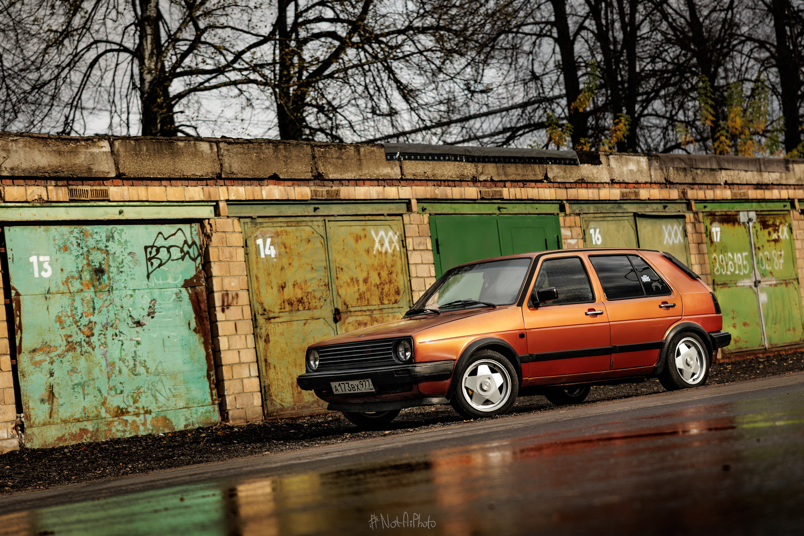 Фотосессия VW Golf 2. #NotAiPhoto — автомобильный фотограф
