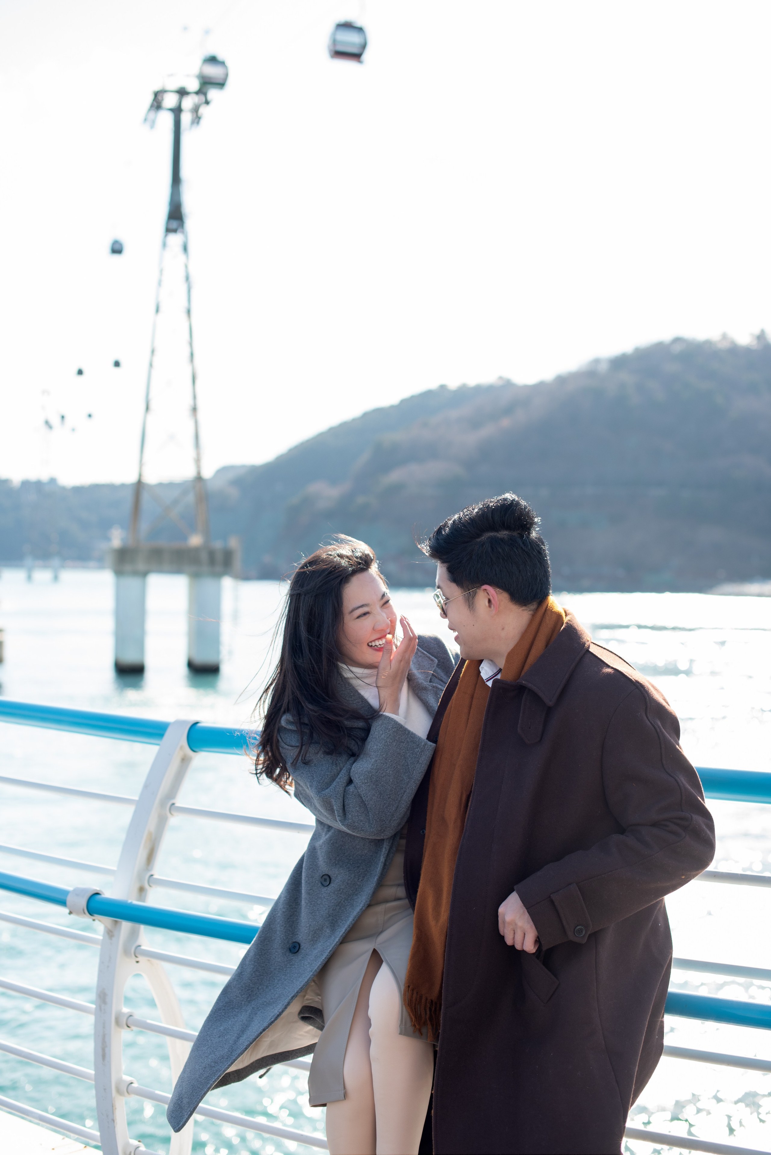 Family photoset on Songdo beach in Busan. Busan photographer | Фотограф Пусан