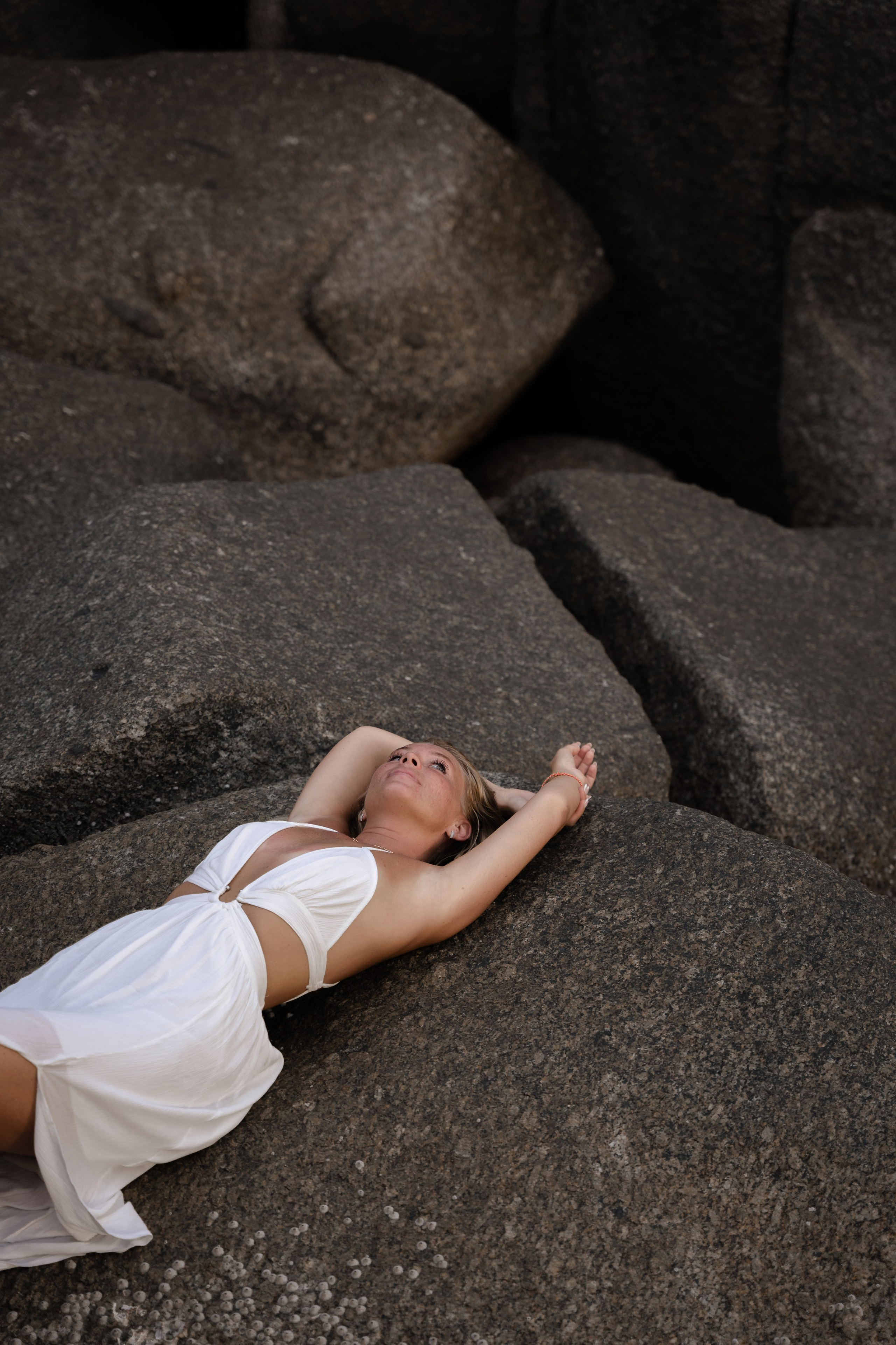 Съемка на камнях