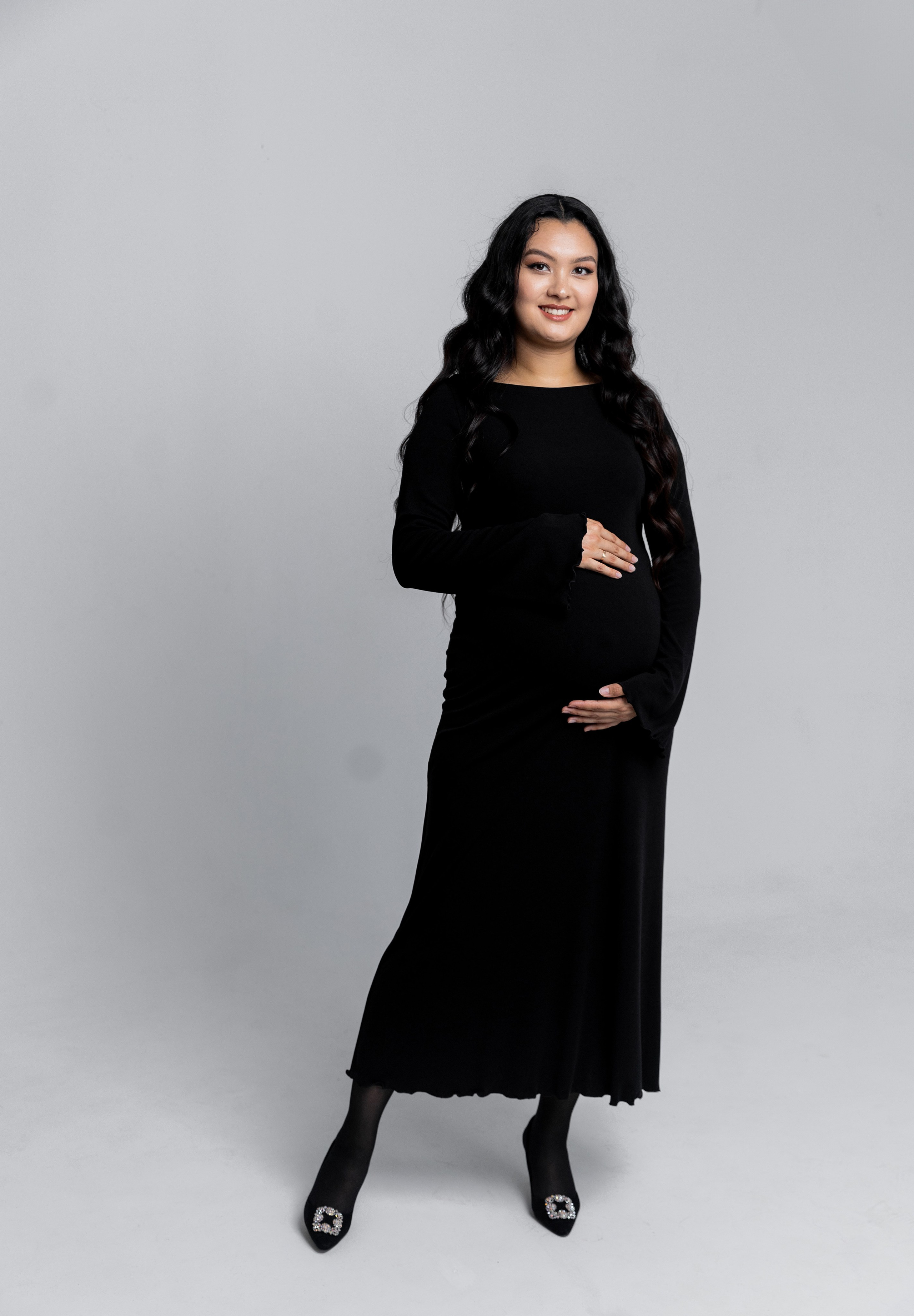 Жубаныш и Аружан (беременность)