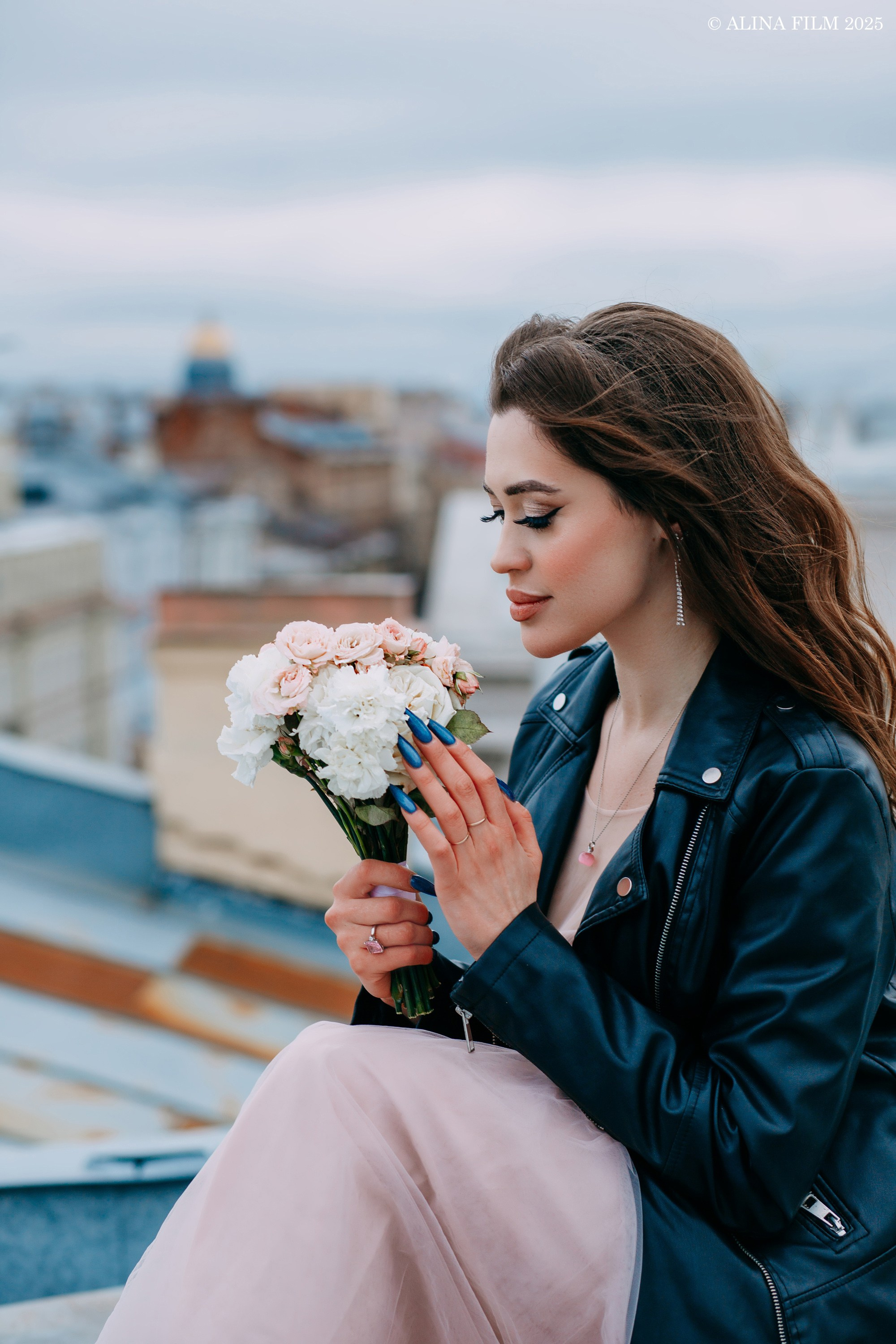 Фотосессия на крыше. Фотограф в Санкт-Петербурге Alina Film