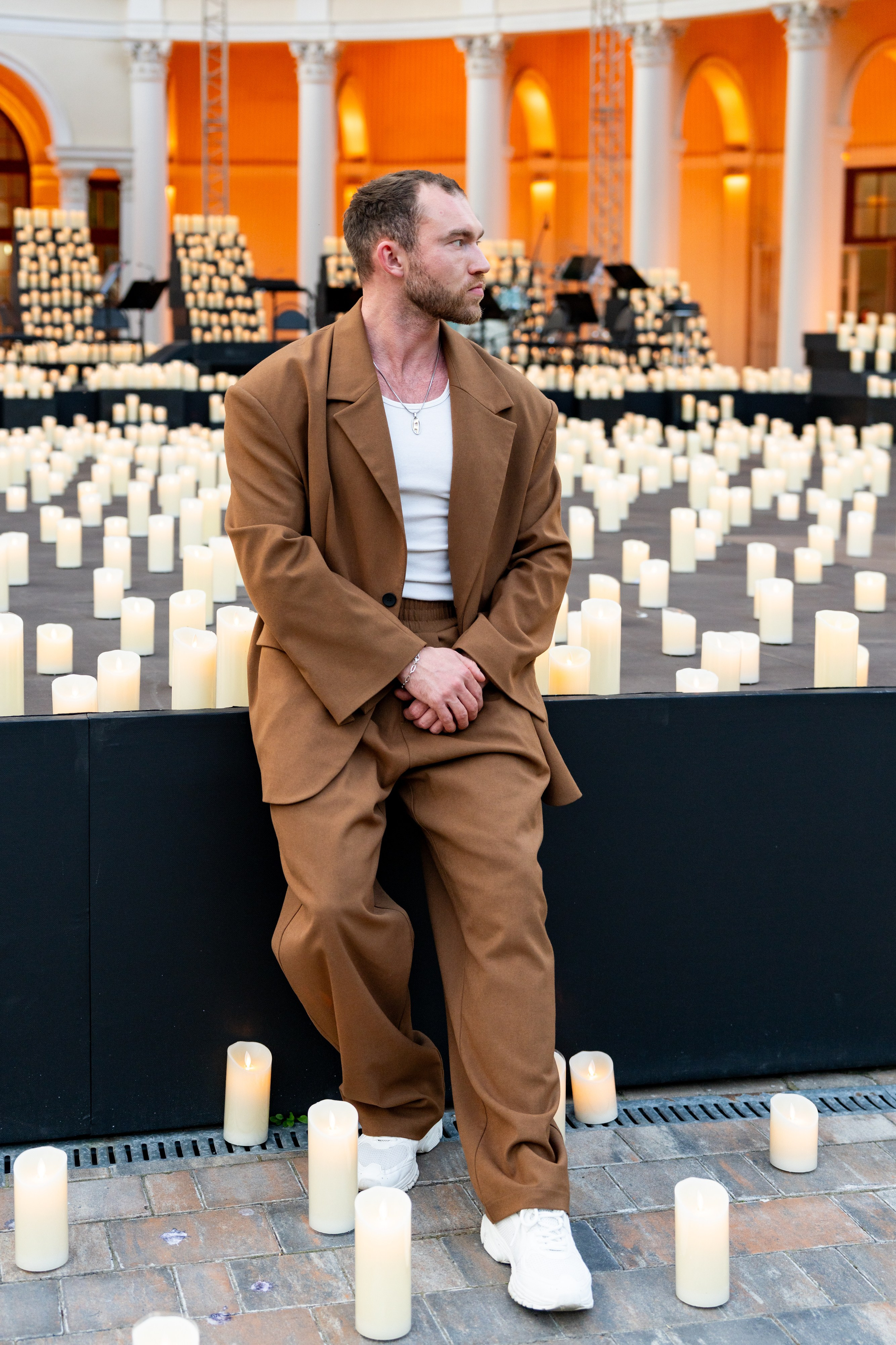 Симфонический оркестр Lumisfera при свечах. Фотограф Никита Комаров