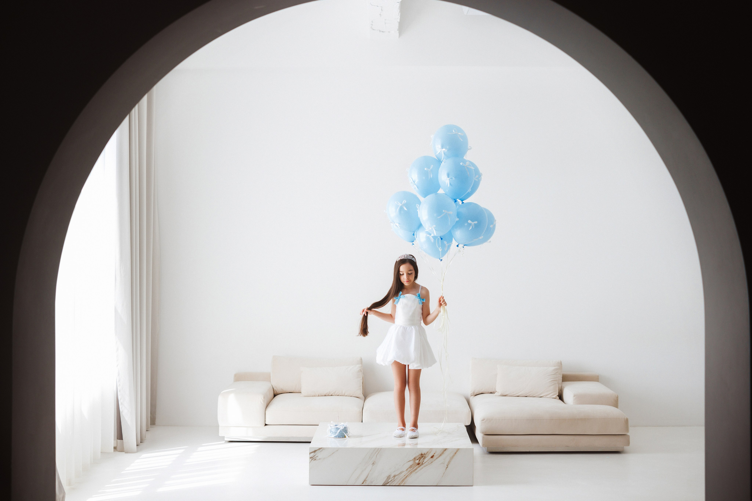 Фотосессия к дню рождения девочки 11 лет, город Краснодар. Семейный и детский фотограф в Краснодаре Анна Трашкова