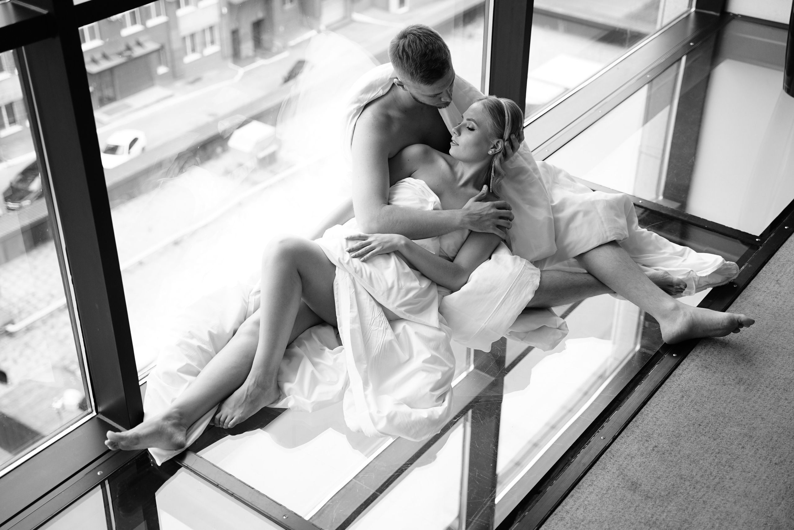 Никита и Галина чб. Свадебный фотограф в Самаре Анна Ковалева