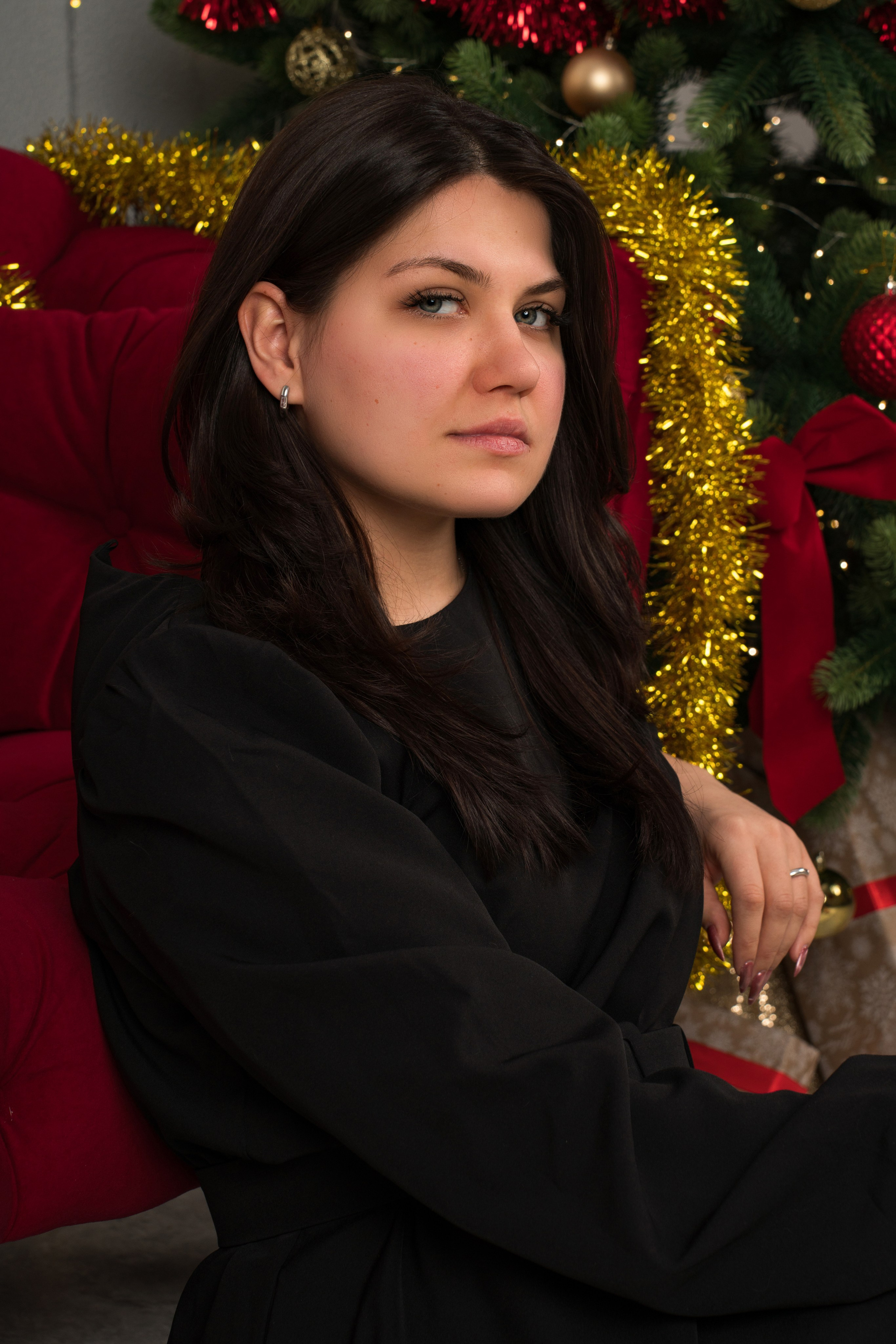 Новогодняя фотосессия в студии