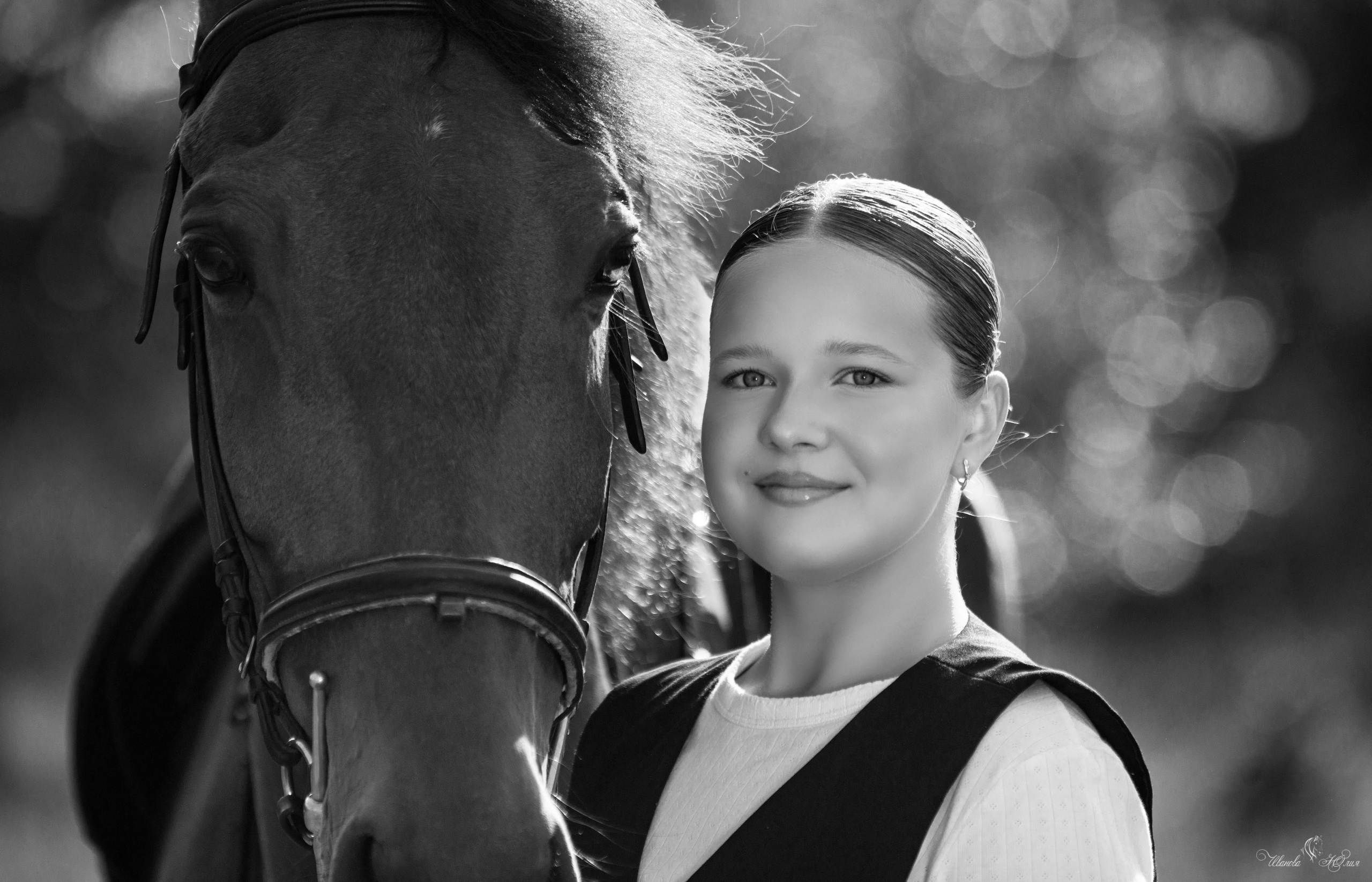 Всадница Карина и Финист. Конный фотограф в Саратове Юлия Иванова