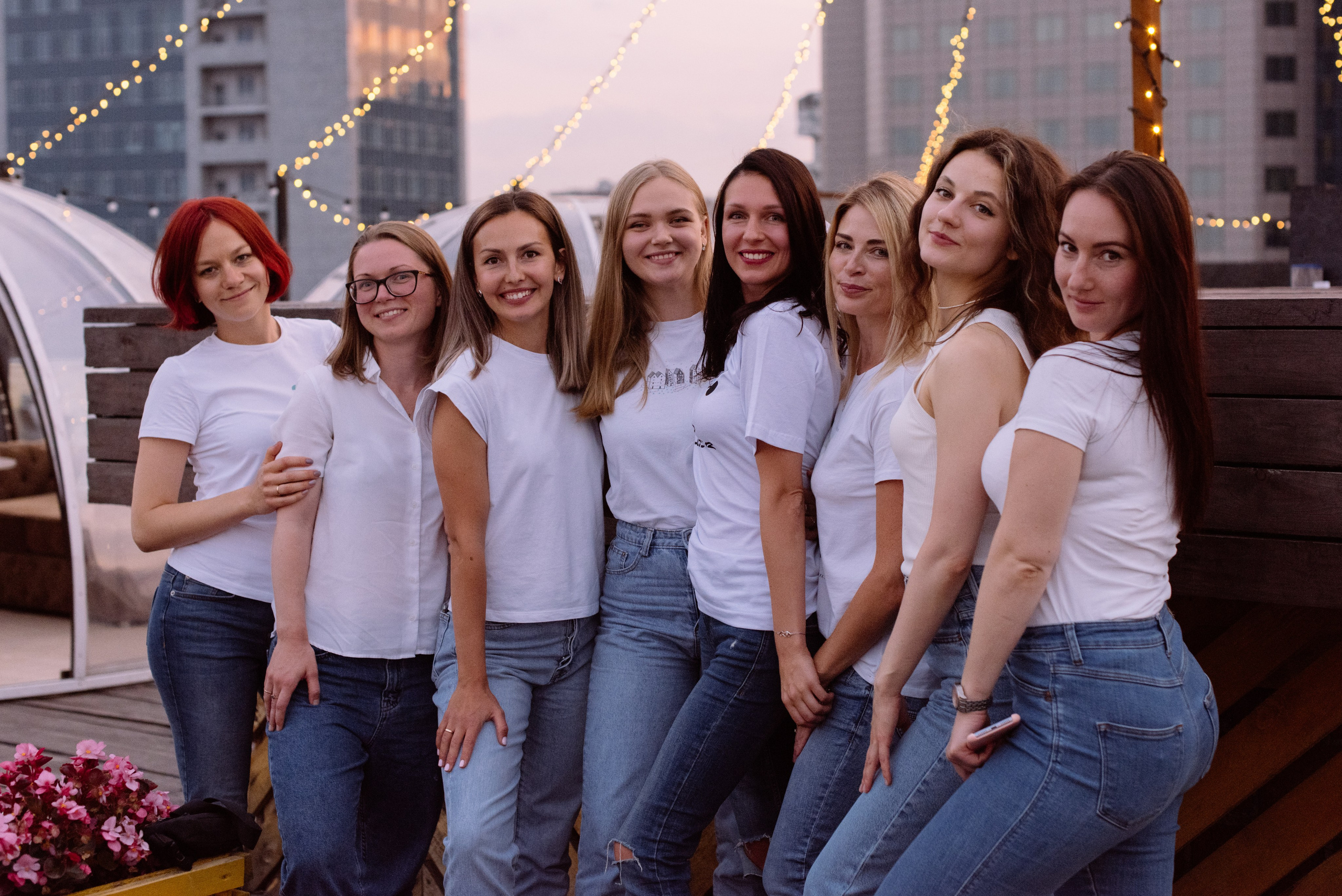 Девичник на крыше Loft. Свадебный фотограф в Москве Анна Полушина