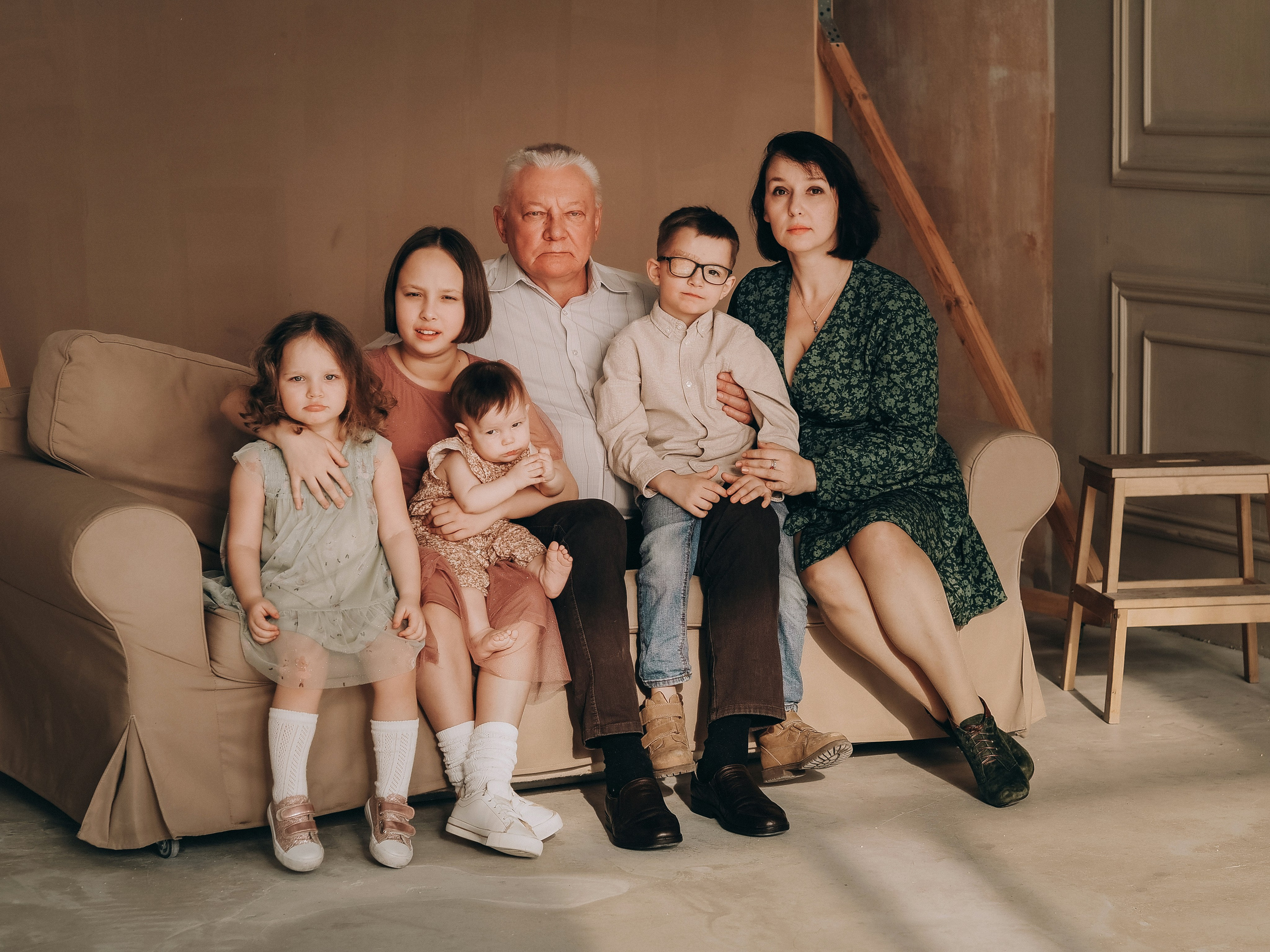 Семья 3 поколения. Семейный фотограф Ольга Барабанова