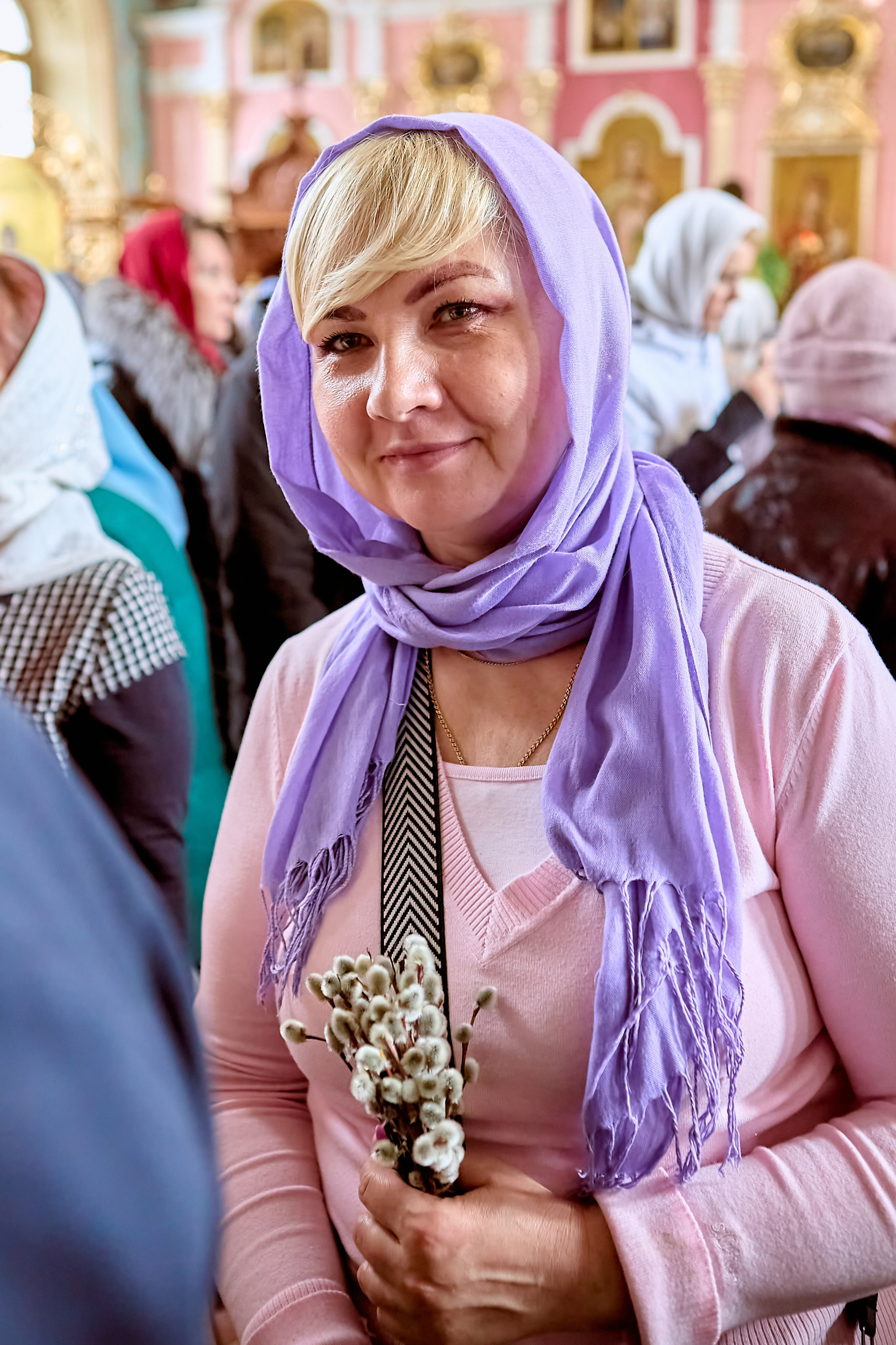 Портрет  в храме Православный портретный и детский фотограф Николай Голованов.