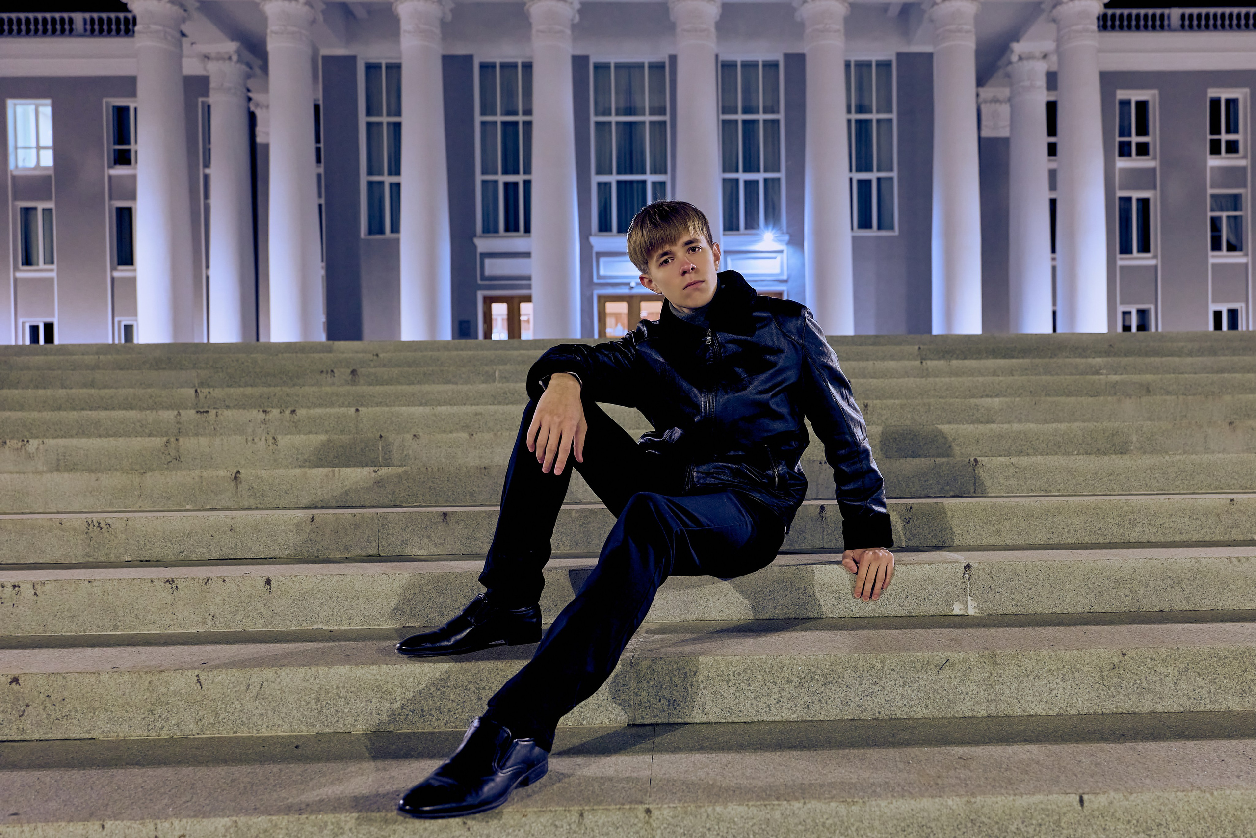 вечерняя фотосессия мужского портрет г Дзержинск