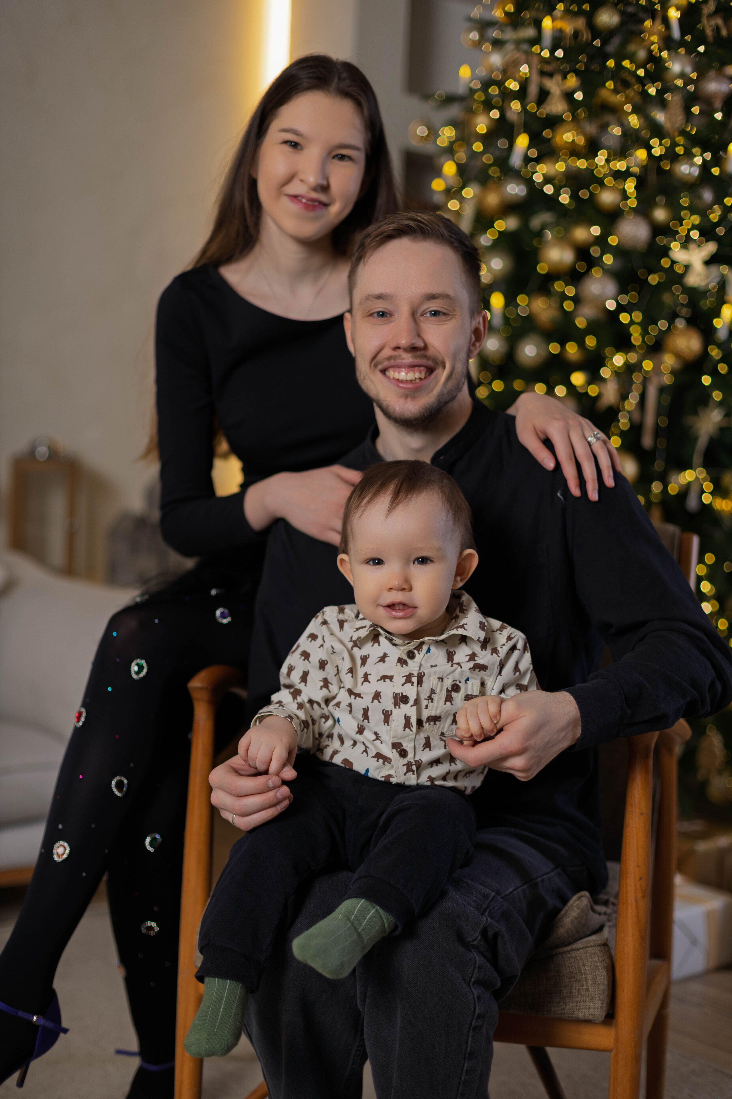 Миша и родители. Семейный фотограф Гульцовская Екатерина